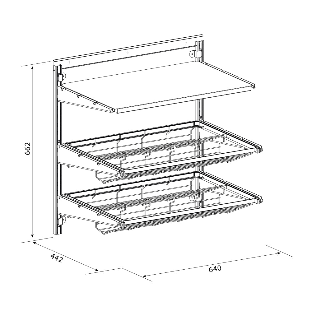 CLOSET PRONTO E - Medular Diseño Repisa