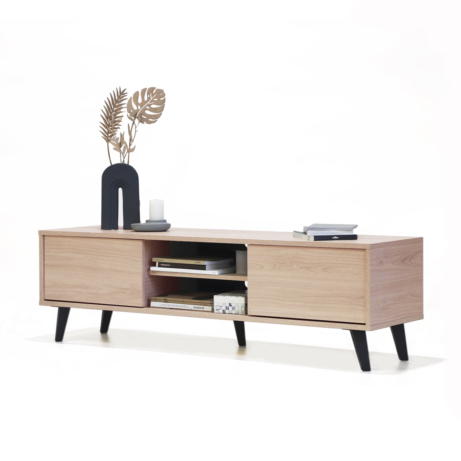 Rack Bajo Atacama Roble - Medular Diseño Rack