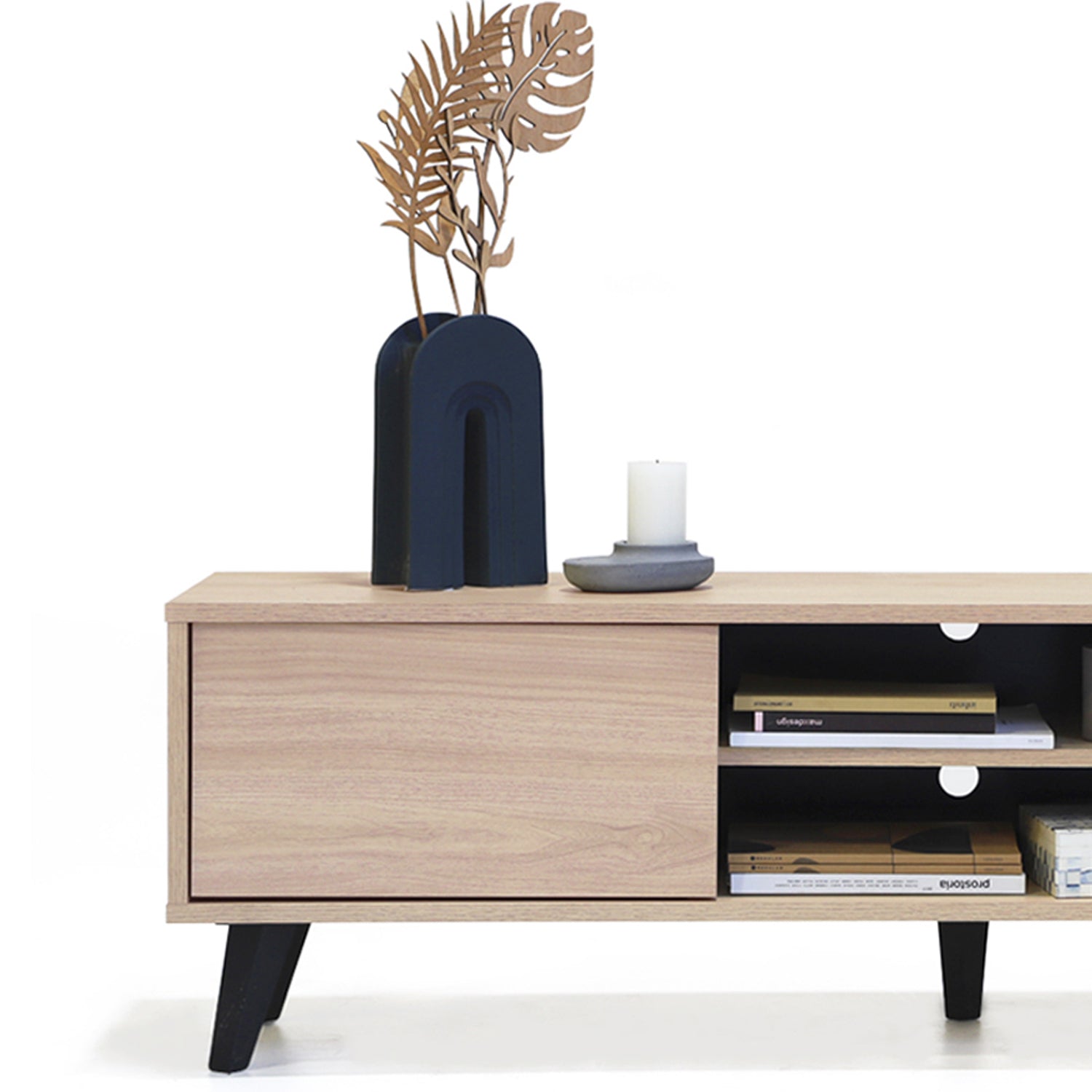 Rack Bajo Atacama Roble - Medular Diseño Rack