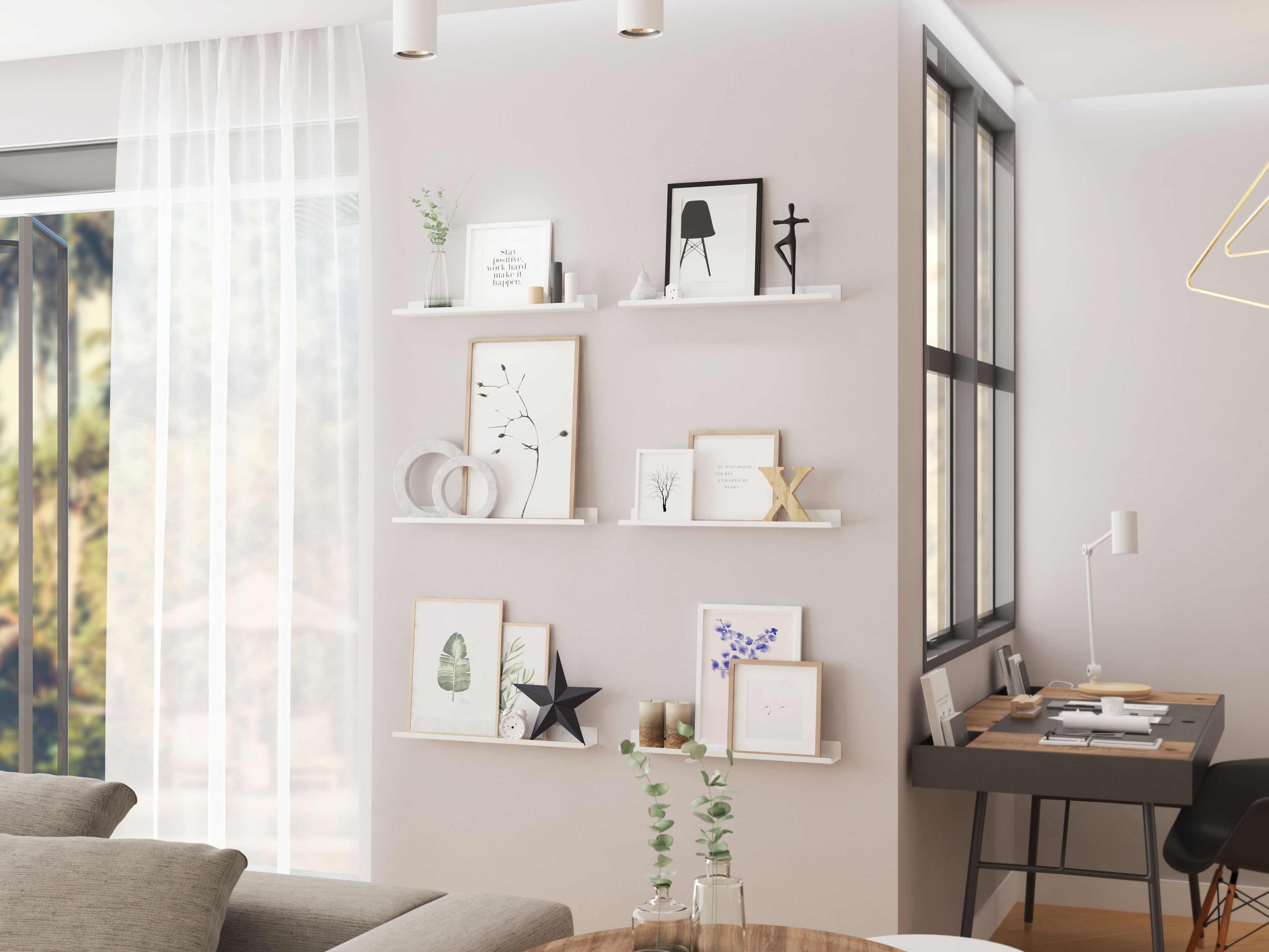 REPISA SPEZIA 80 BLANCA - Medular Diseño Repisa