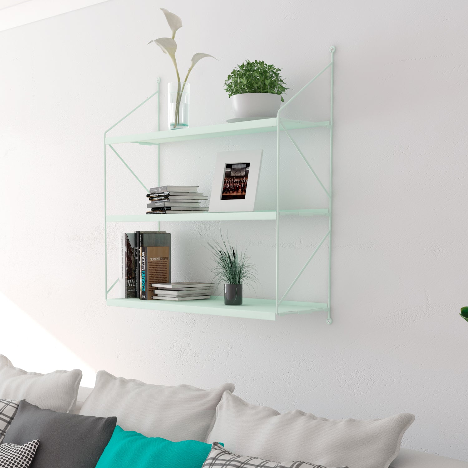 Kit Repisa Angolo Verde Menta