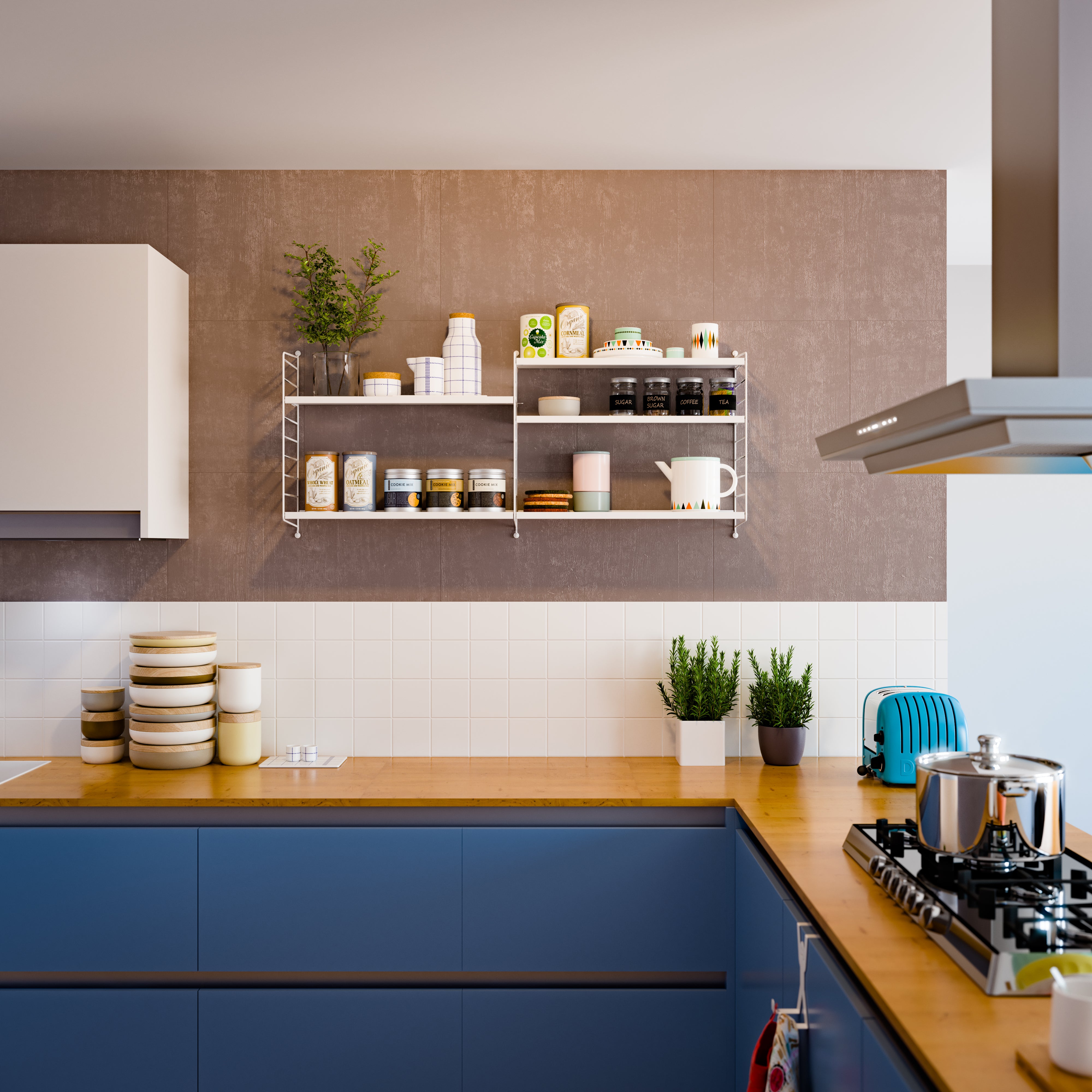 Kit Repisa Vintage Duo Blanco - Medular Diseño Repisa