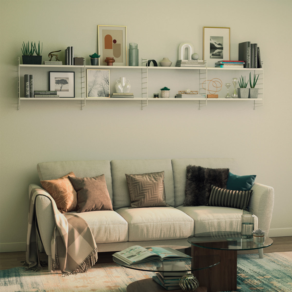 Kit Repisa Vintage Quatro Blanco - Medular Diseño Repisa