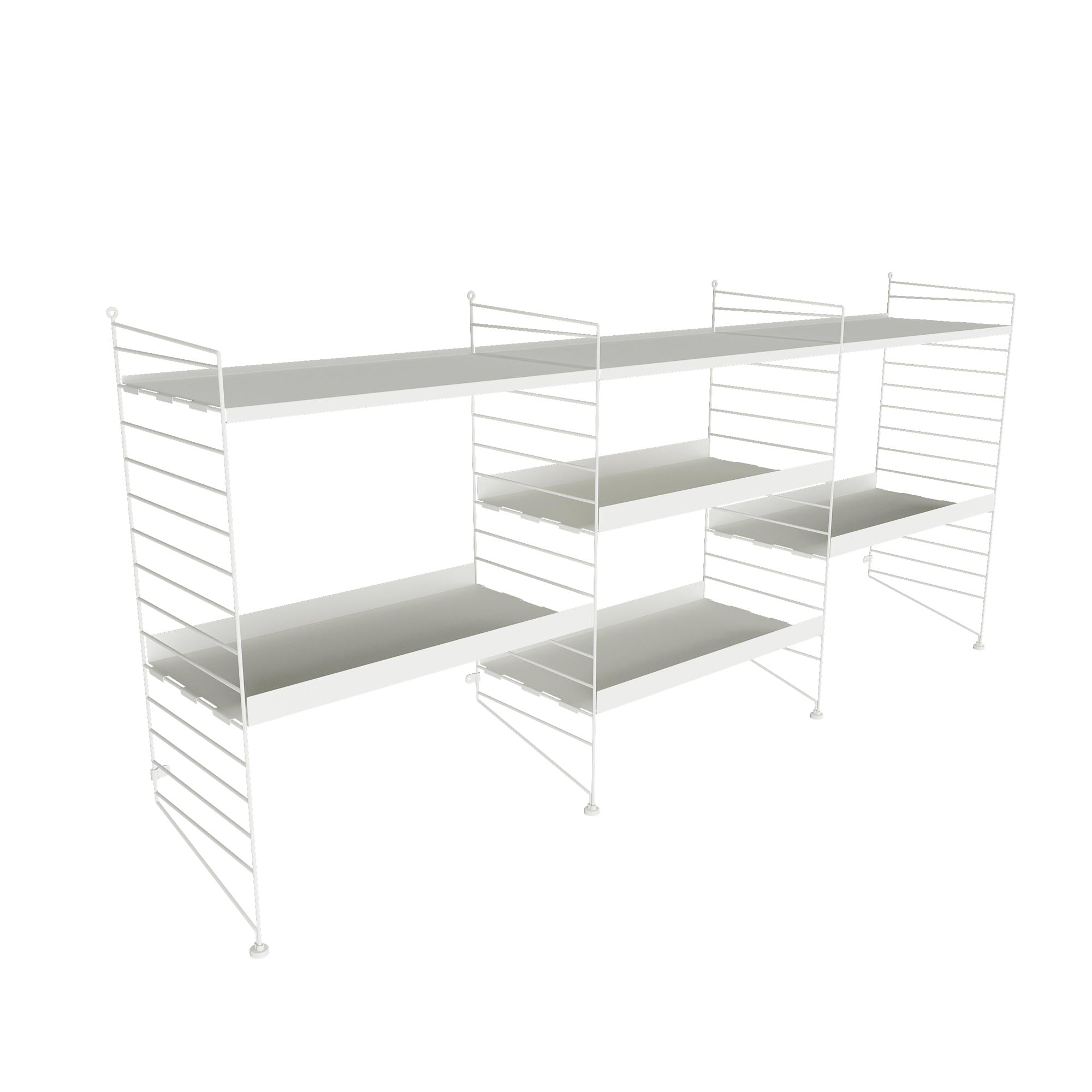 Repisa Vintage Mas Trio Simple Blanco - Medular Diseño Repisa