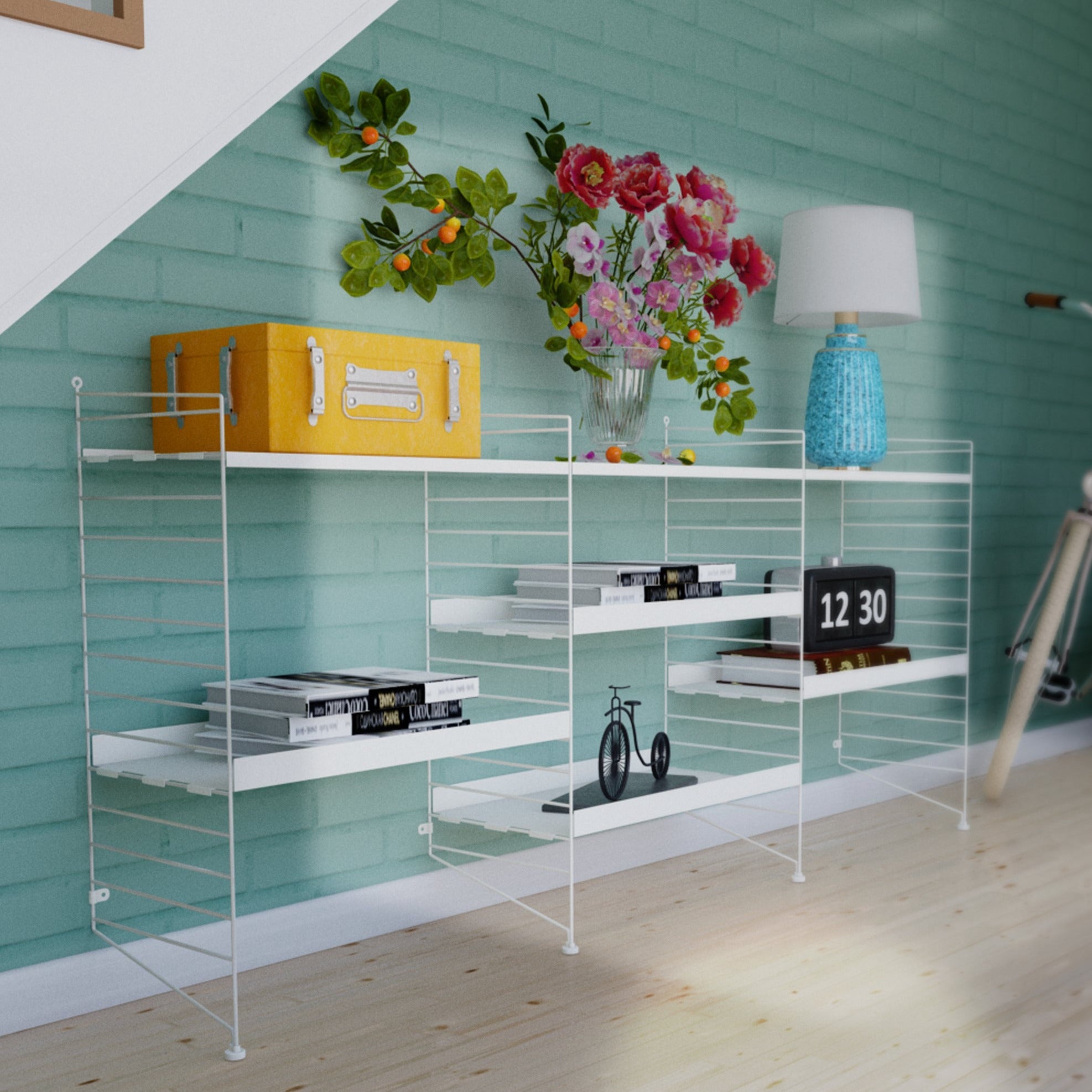 Repisa Vintage Mas Trio Simple Blanco - Medular Diseño Repisa