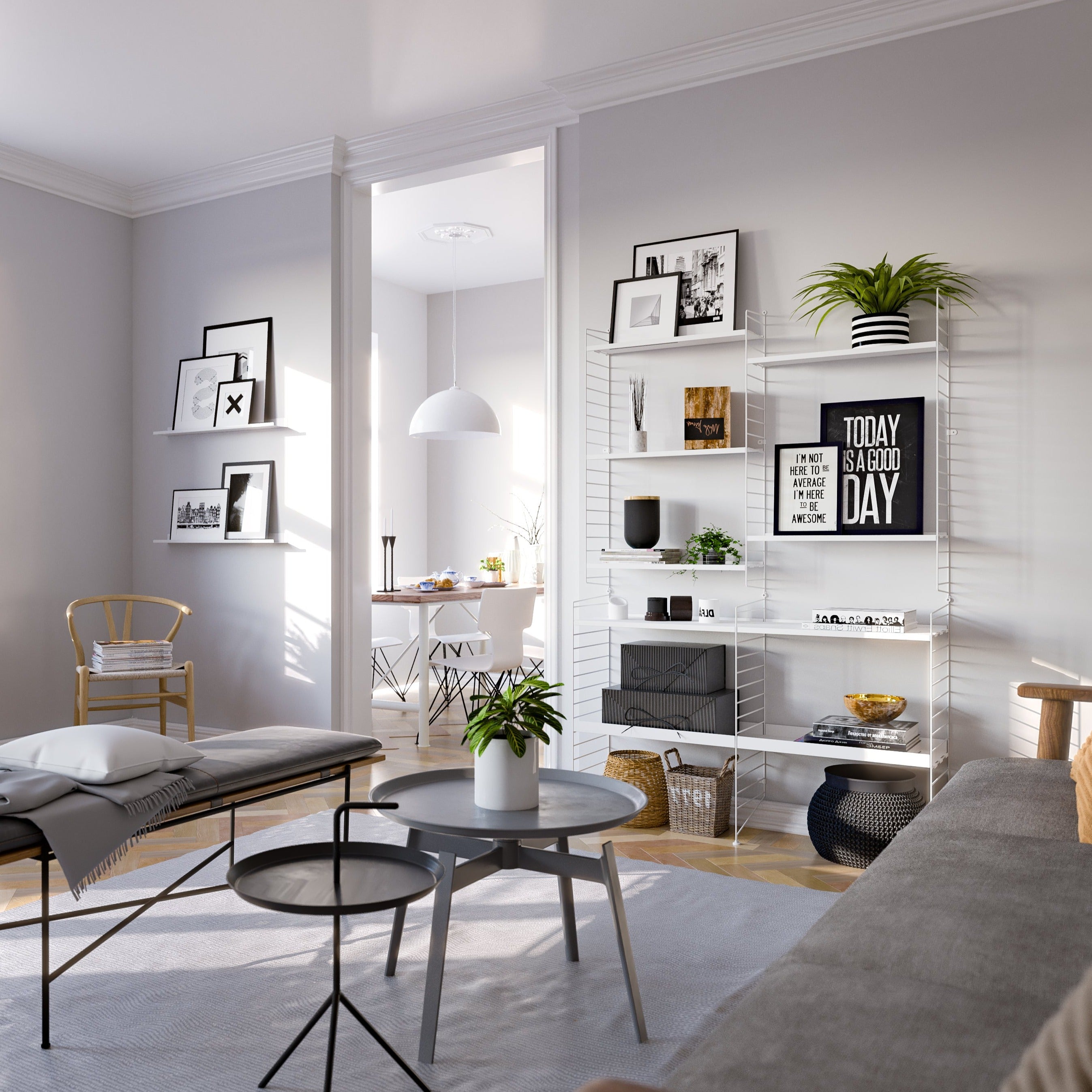 Repisa Vintage Mas Duo Blanco - Medular Diseño Repisa