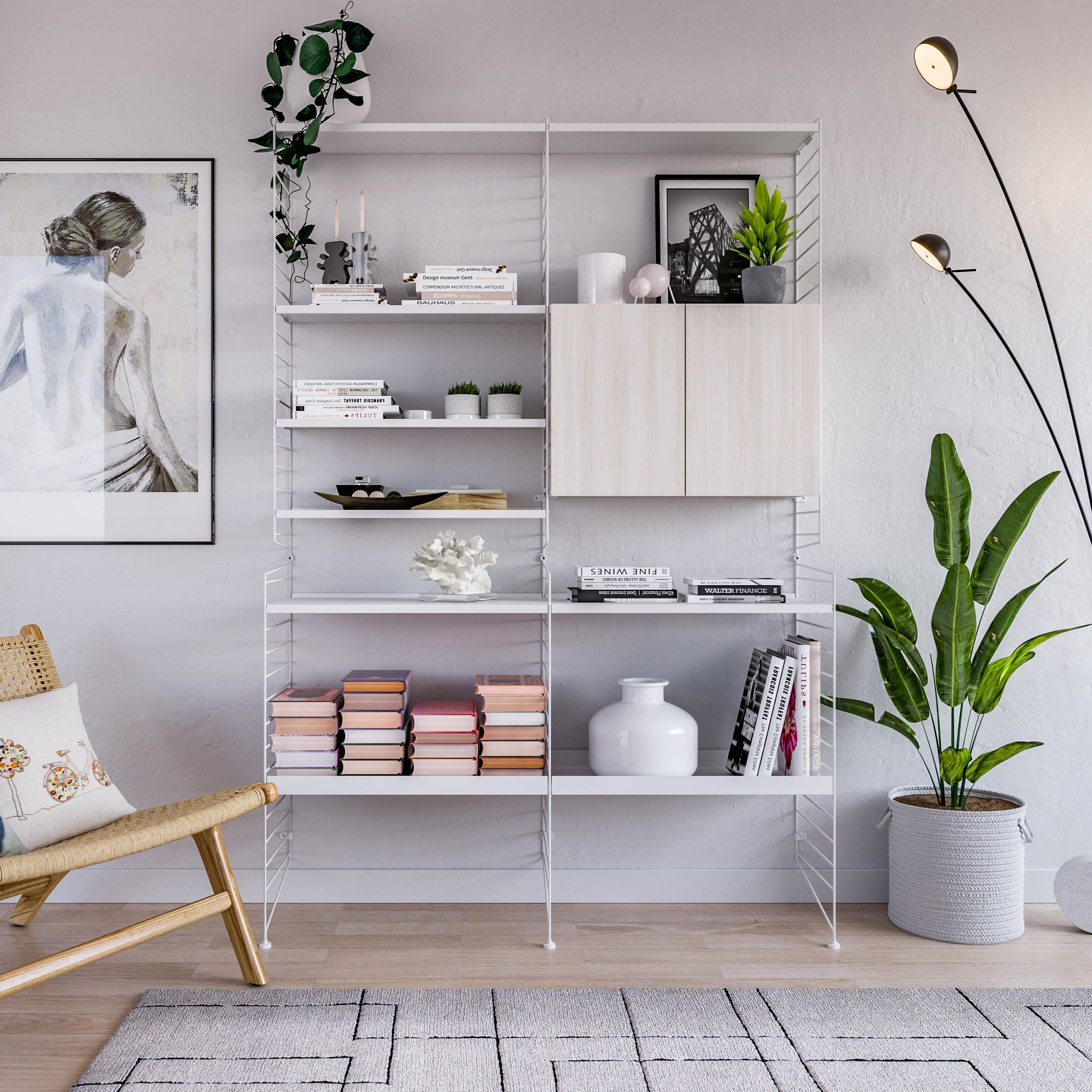 Repisa Vintage Mas Duo Blanco - Medular Diseño Repisa