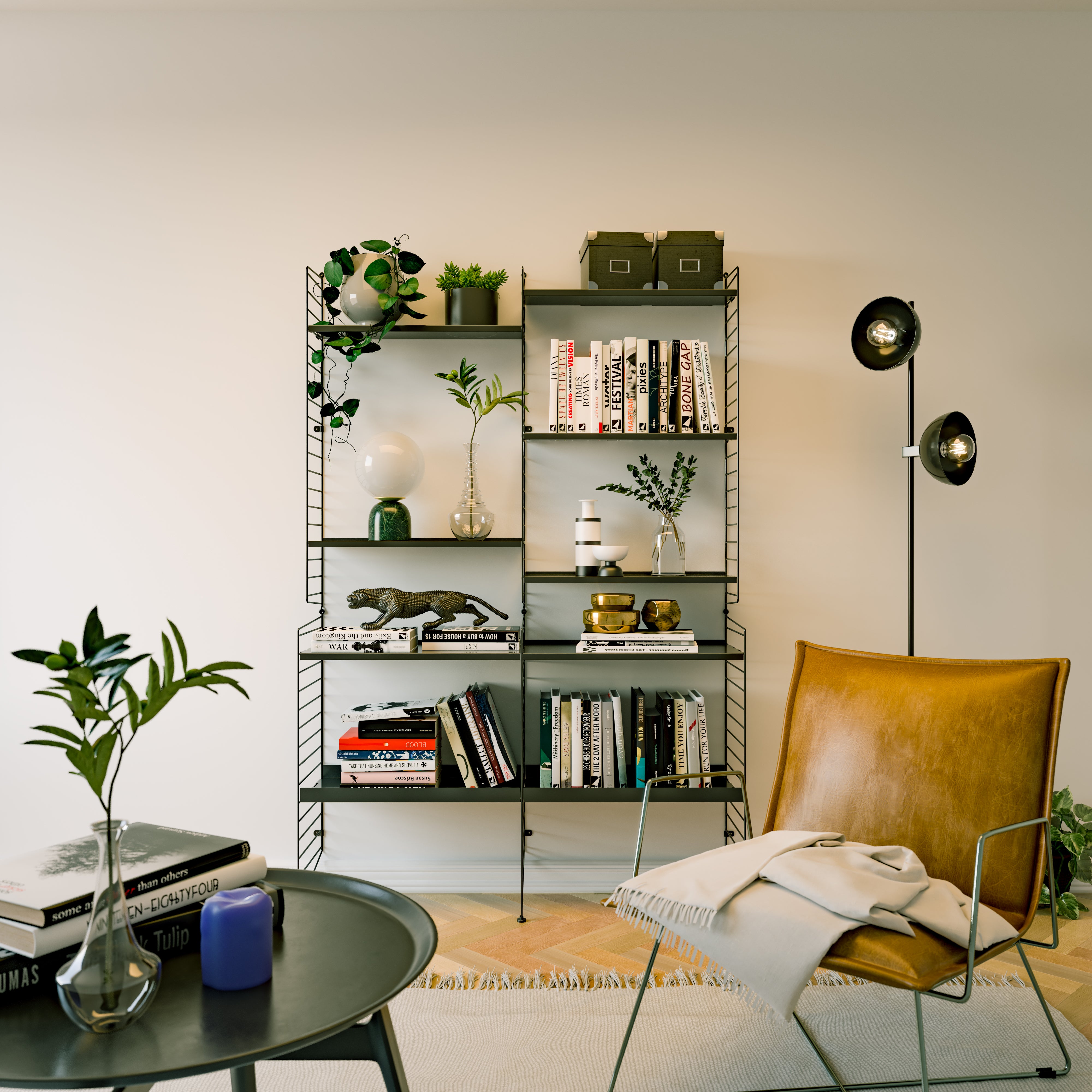 REPISA VINTAGE MAS DUO NEGRO - Medular Diseño Repisa