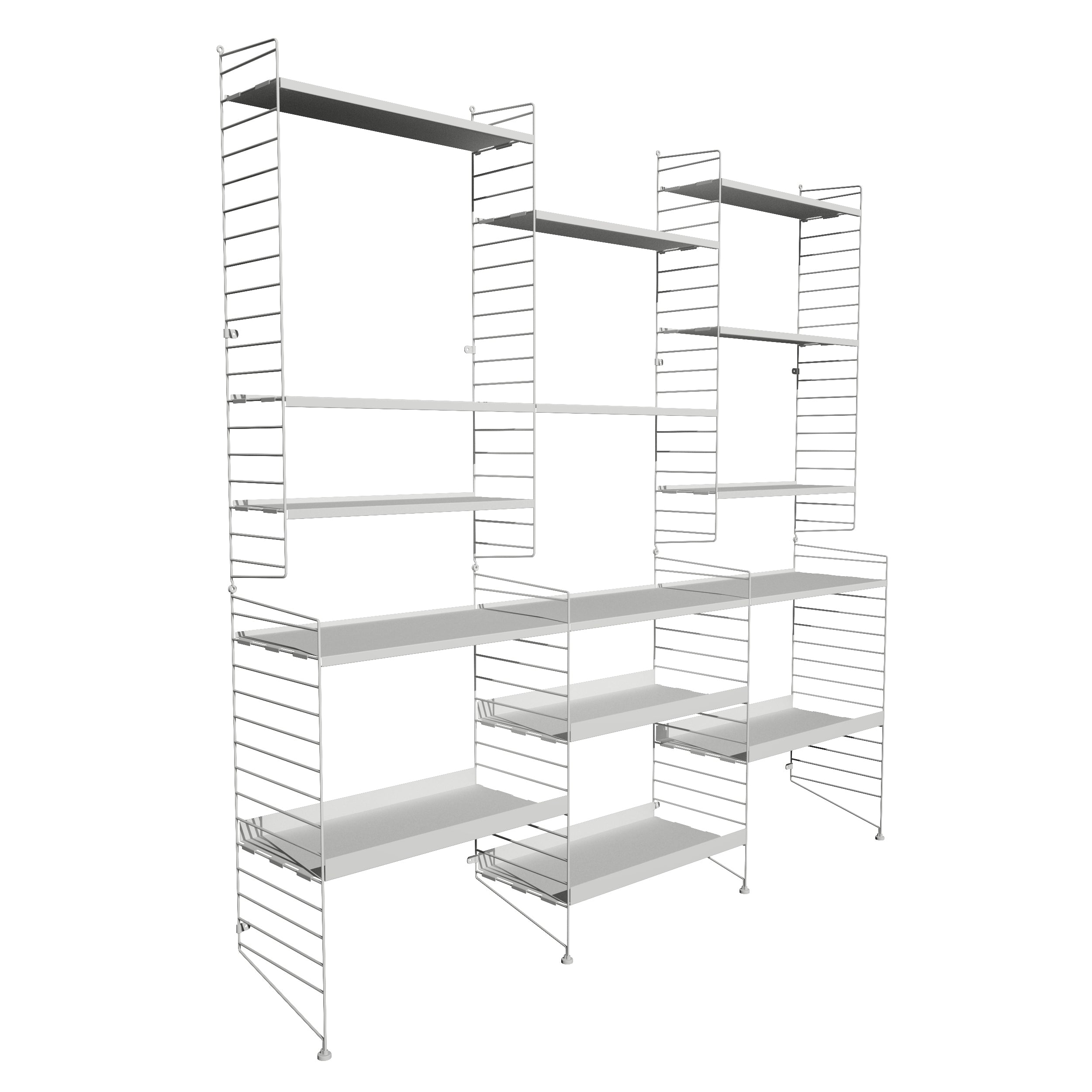 Repisa Vintage Mas Trio Blanco - Medular Diseño Repisa