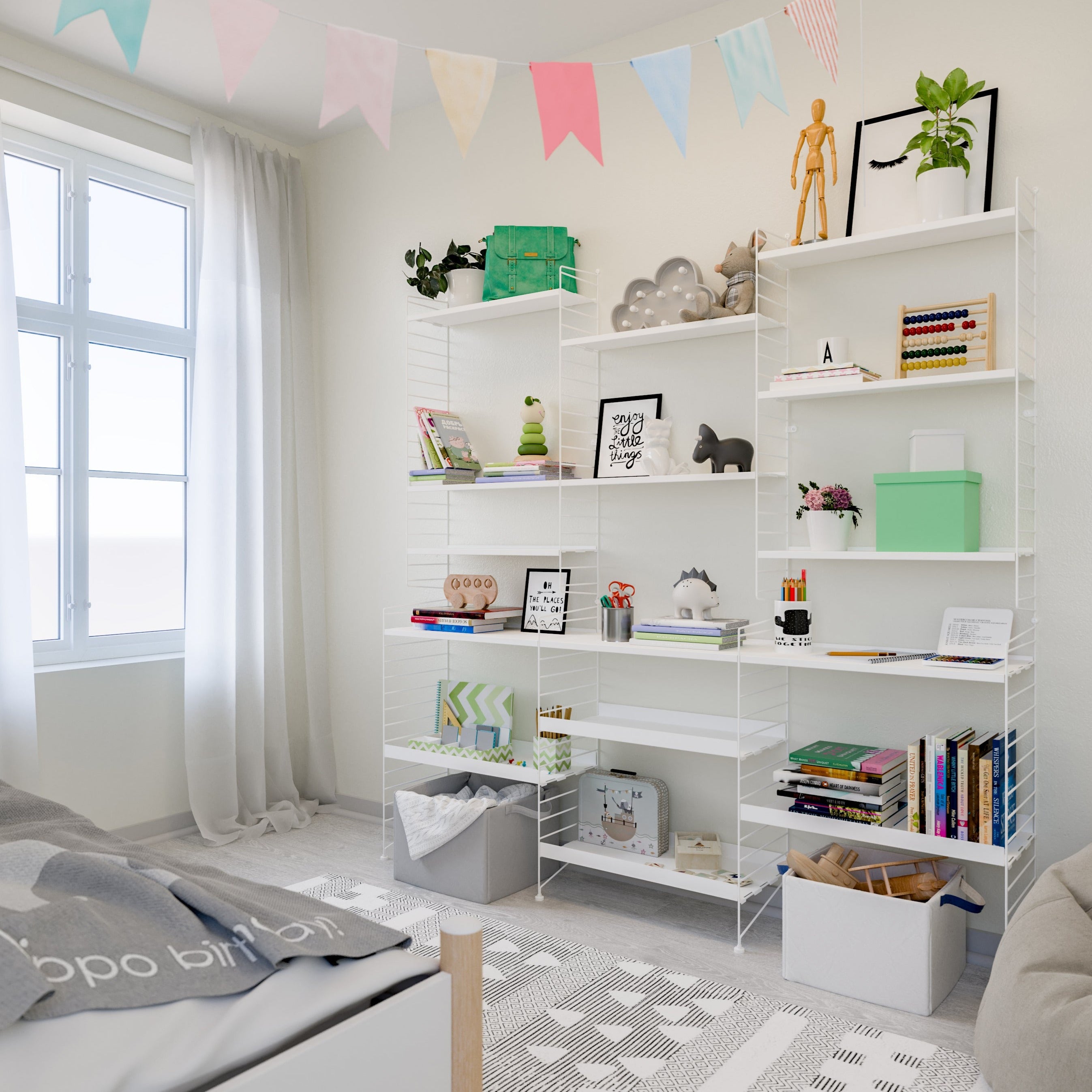 Repisa Vintage Mas Trio Blanco - Medular Diseño Repisa