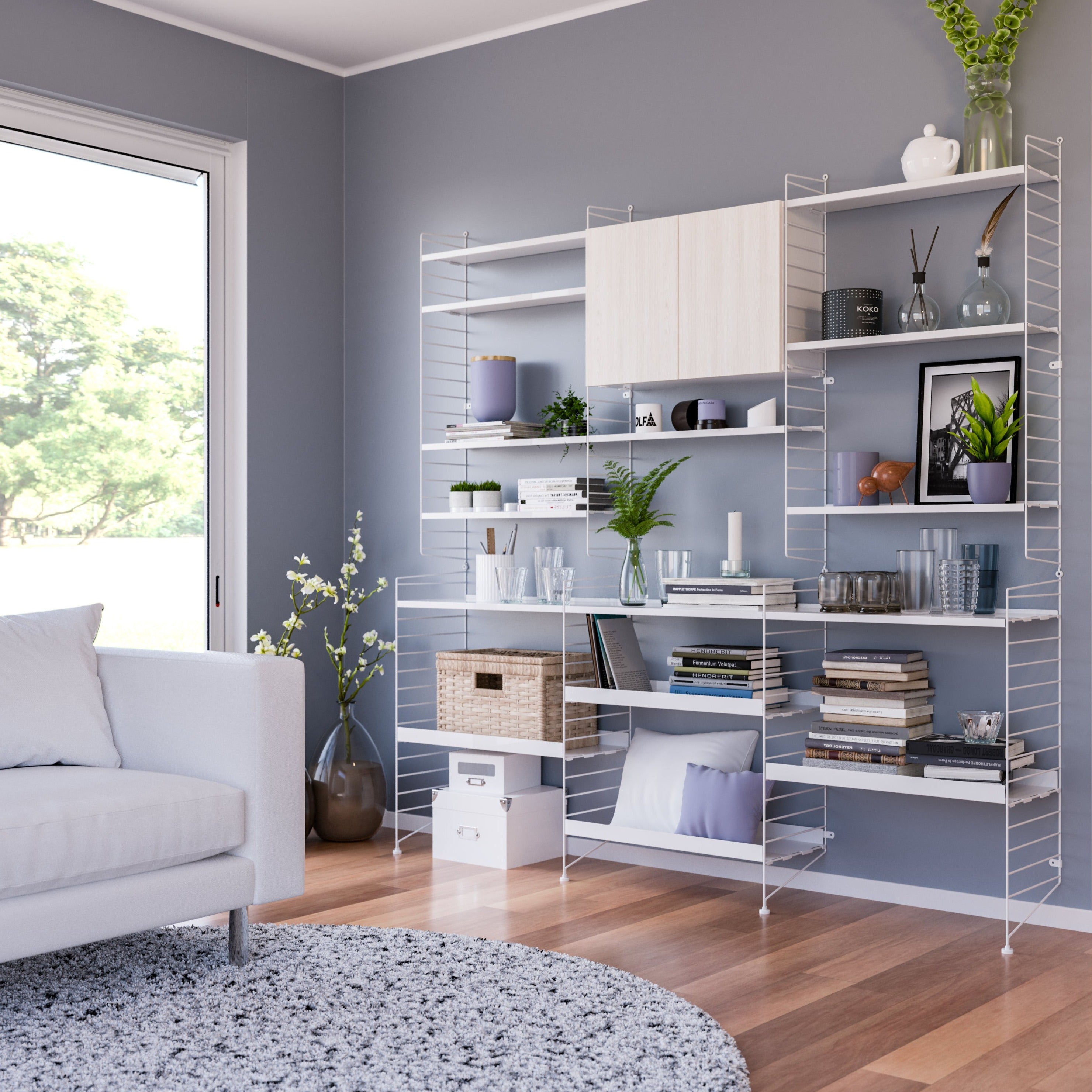 Repisa Vintage Mas Trio Blanco - Medular Diseño Repisa