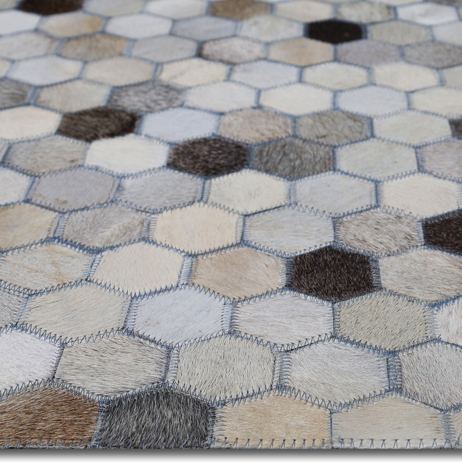 Leather Patch Design Grey