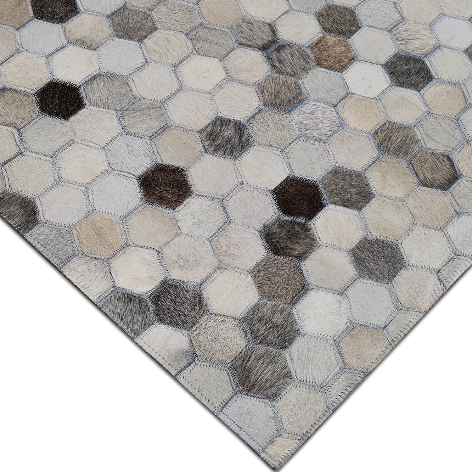 Leather Patch Design Grey
