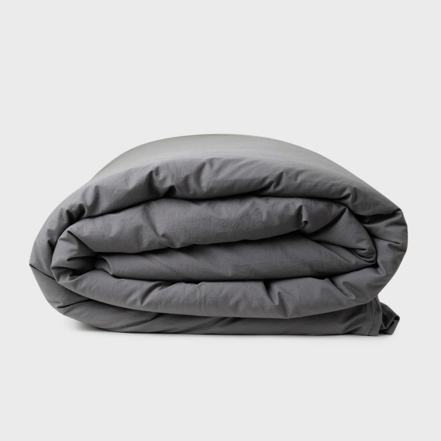 Funda de Plumón Algodón Gris Oscuro - Medular Diseño Ropa de Cama