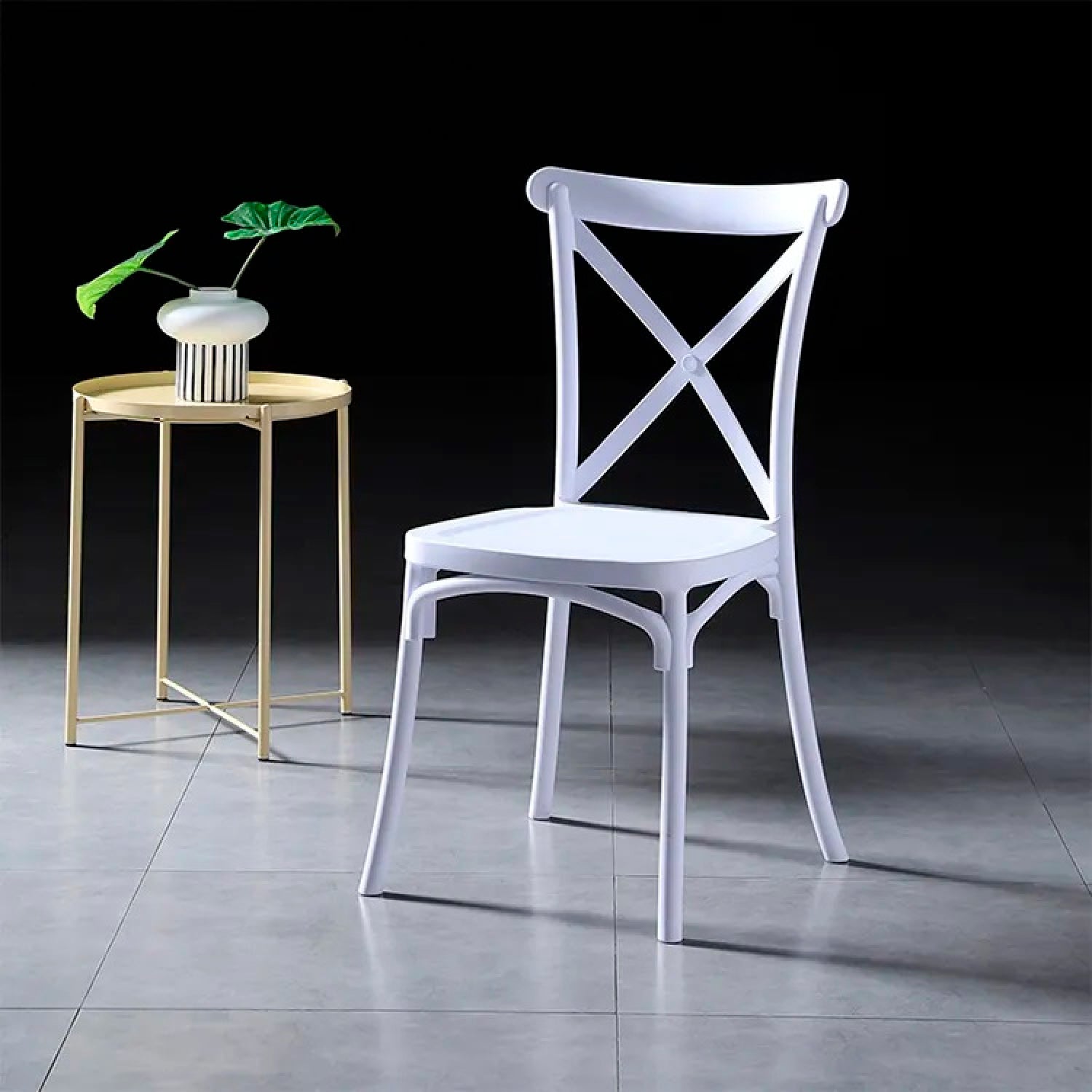 Silla CrossCraft Blanca - Medular Diseño Sillas de interior