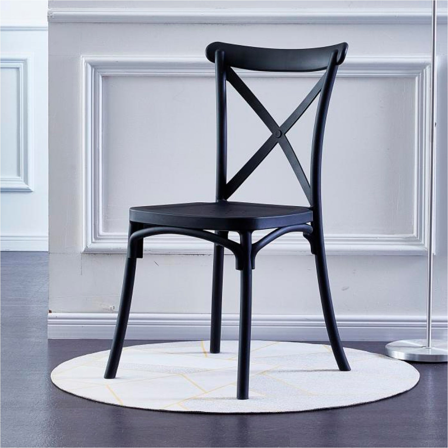 Silla CrossCraft Negra - Medular Diseño Sillas de interior
