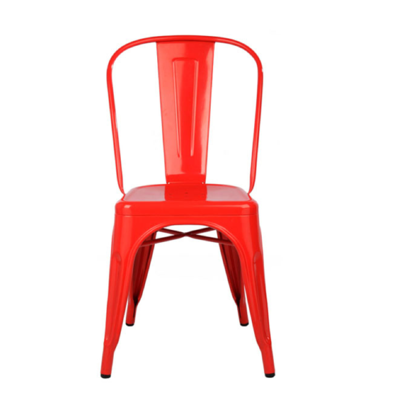Silla Tolix Roja - Medular Diseño Sillas de interior