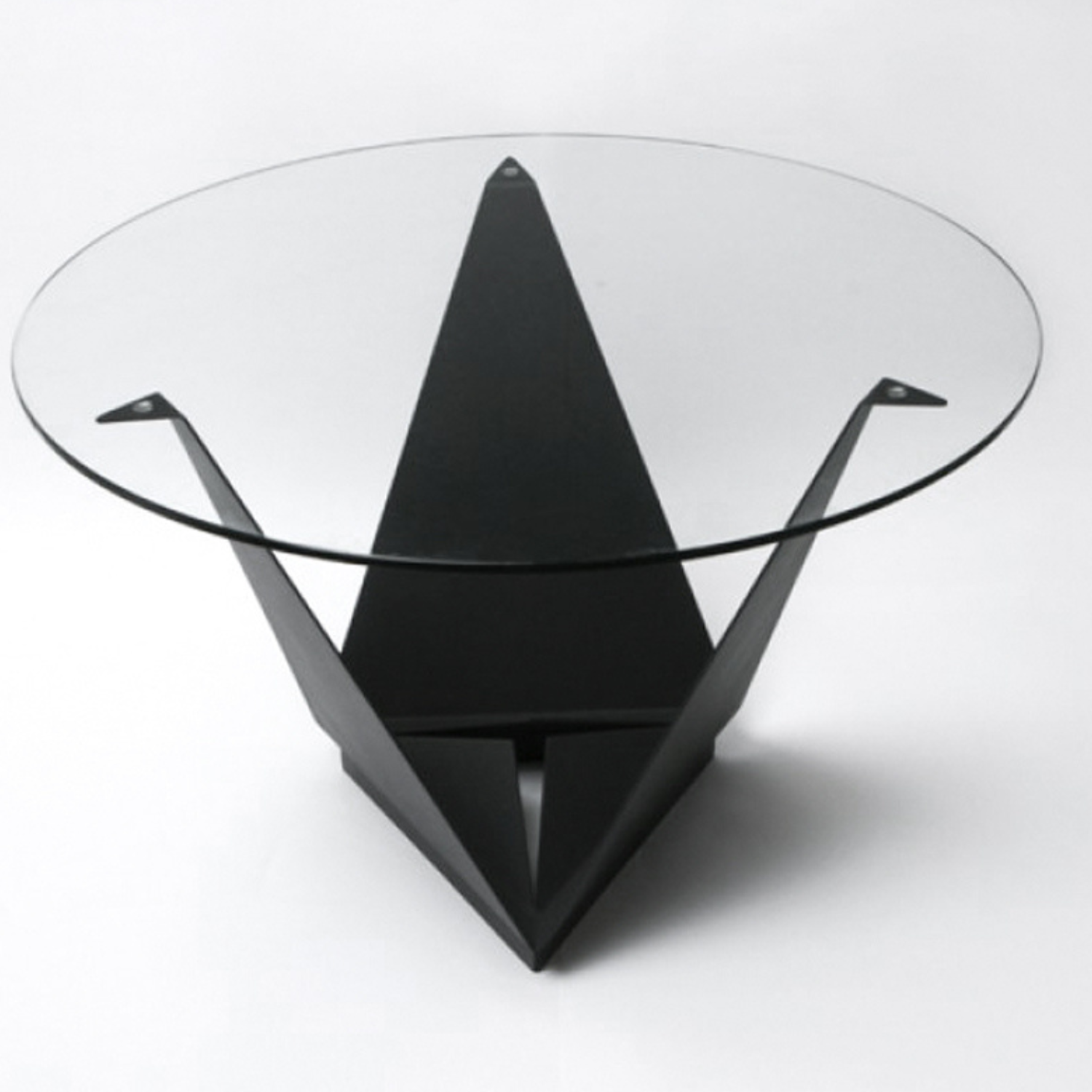 Mesa Tuca Circular Pequeña Grafito - Medular Diseño Mesas de Centro