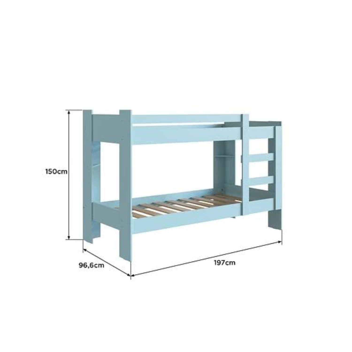 CAMAROTE LIGHT BLUE - Medular Diseño camas