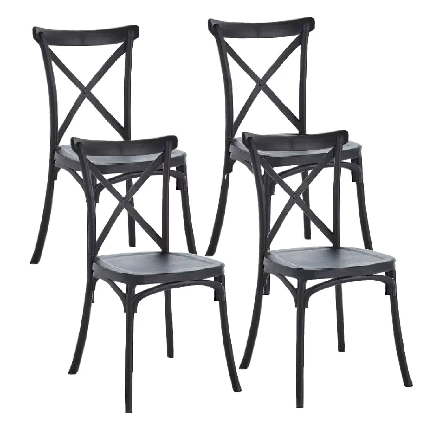 Silla CrossCraft Negra - Medular Diseño Sillas de interior