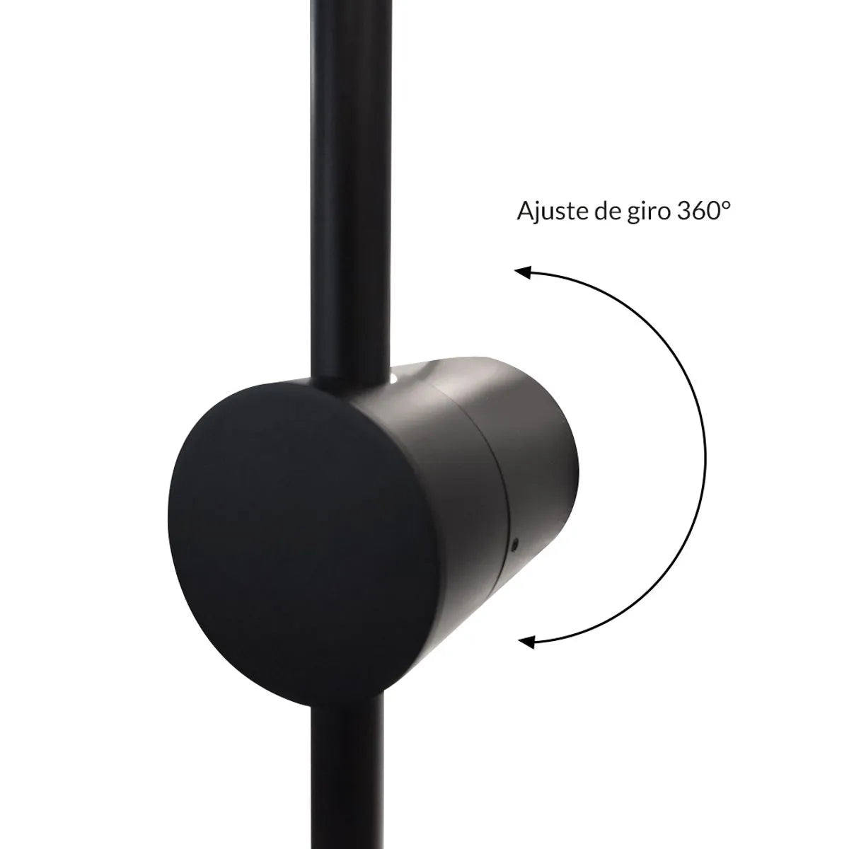Aplique Muro Line Led Negro