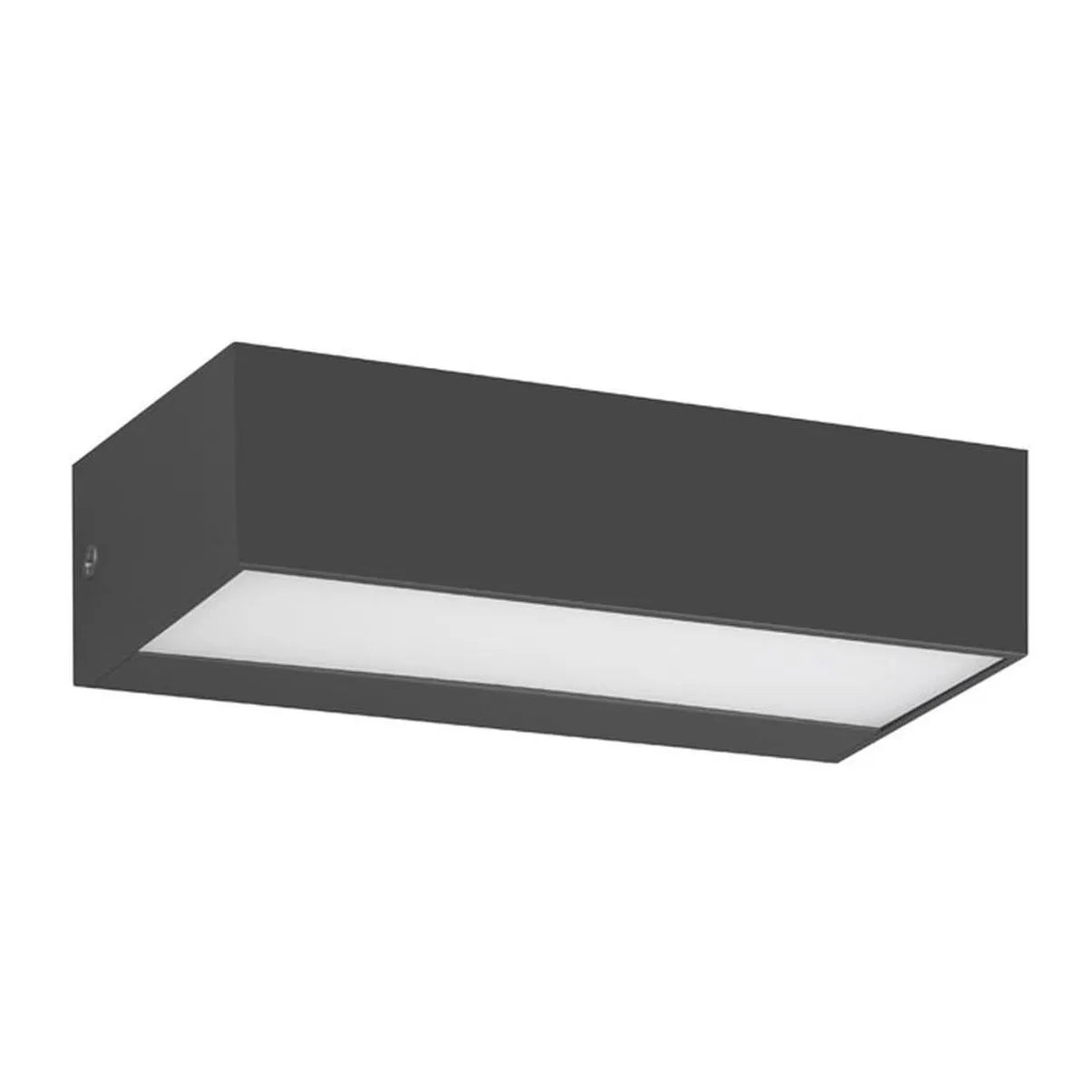 Aplique Sintético Bidireccional Led Costa 9W Luz Cálida Gris