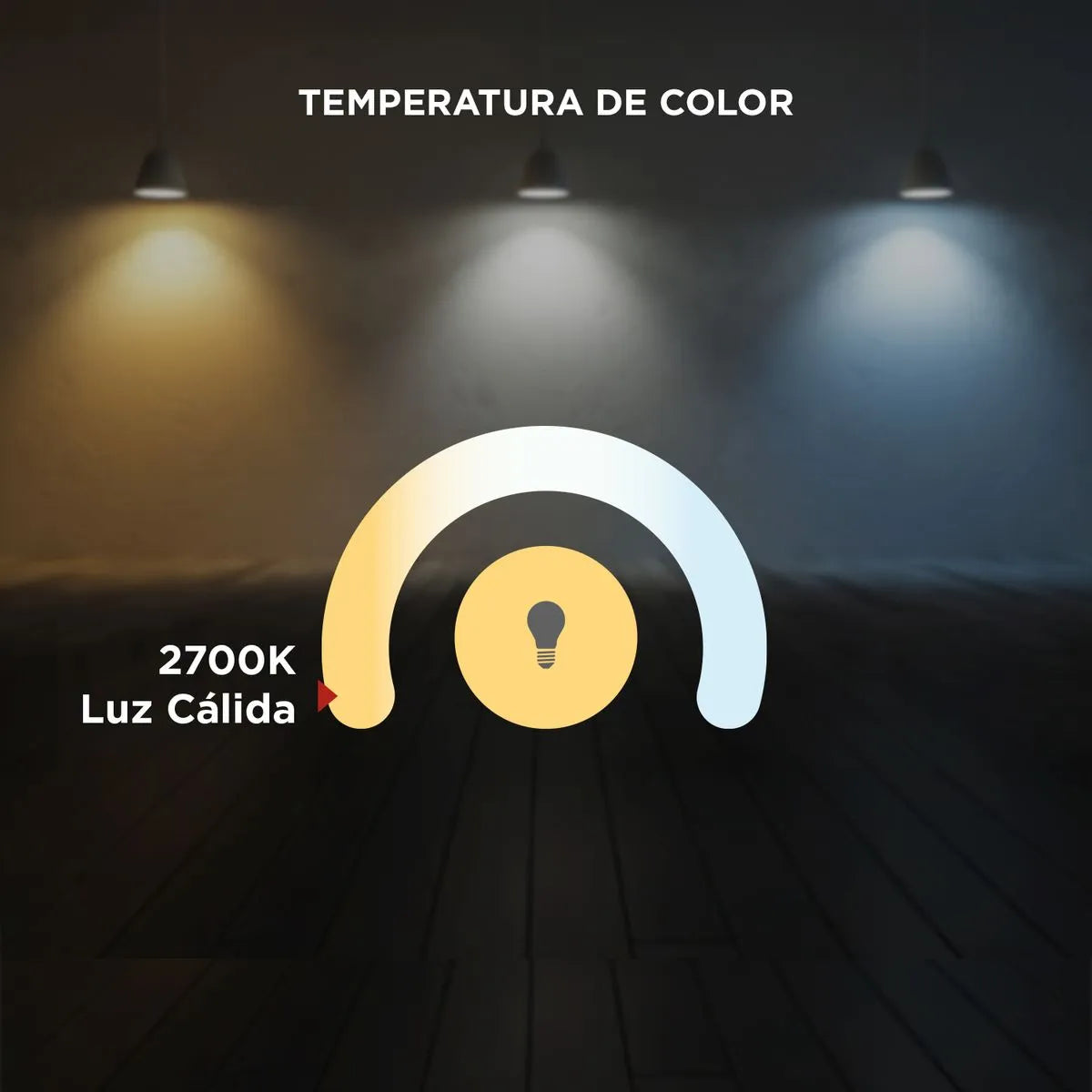 Estaca Bezel Negra Led