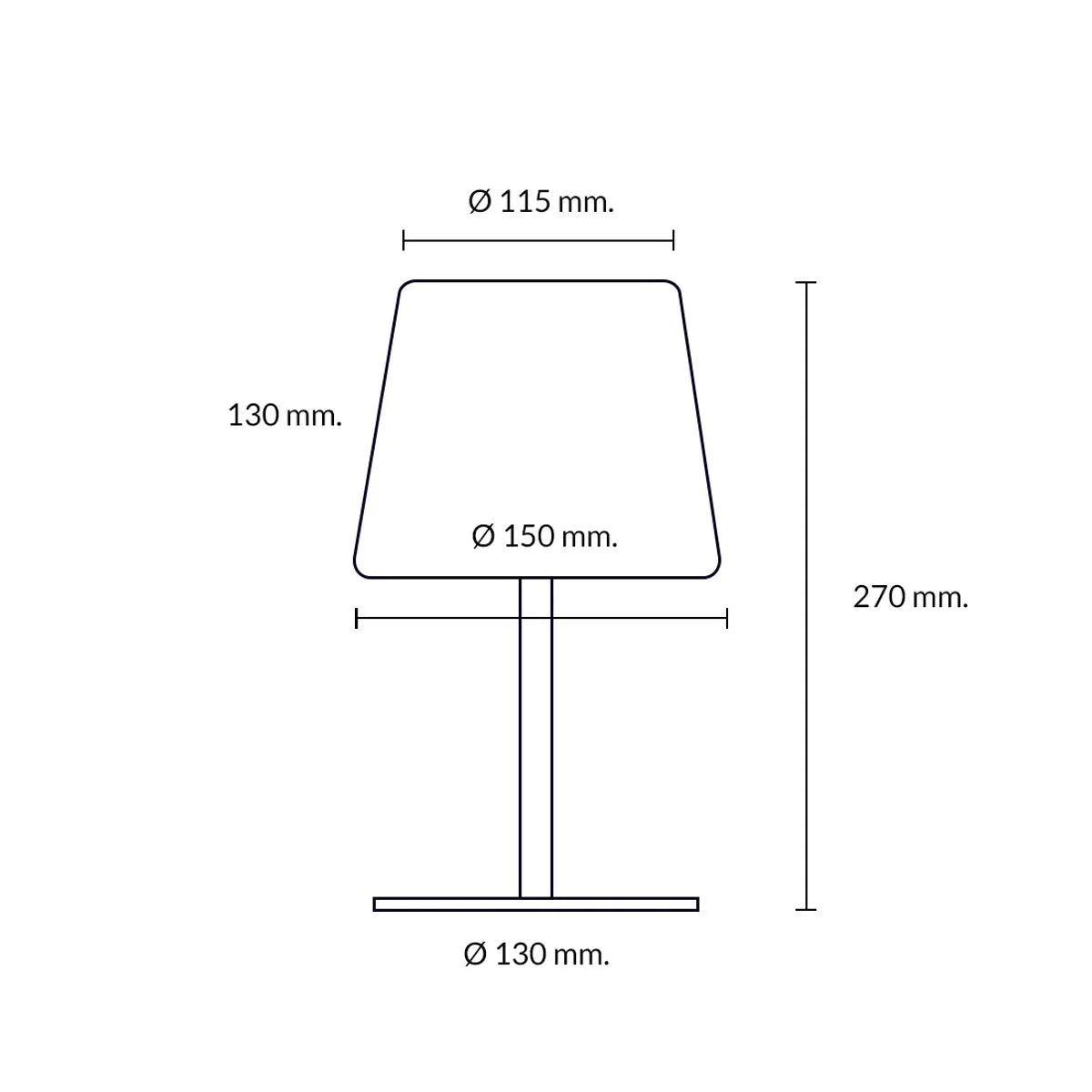 Lámpara de Mesa Spark Recargable