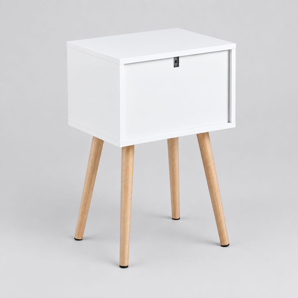 Velador Duo Blanco - Medular Diseño Veladores