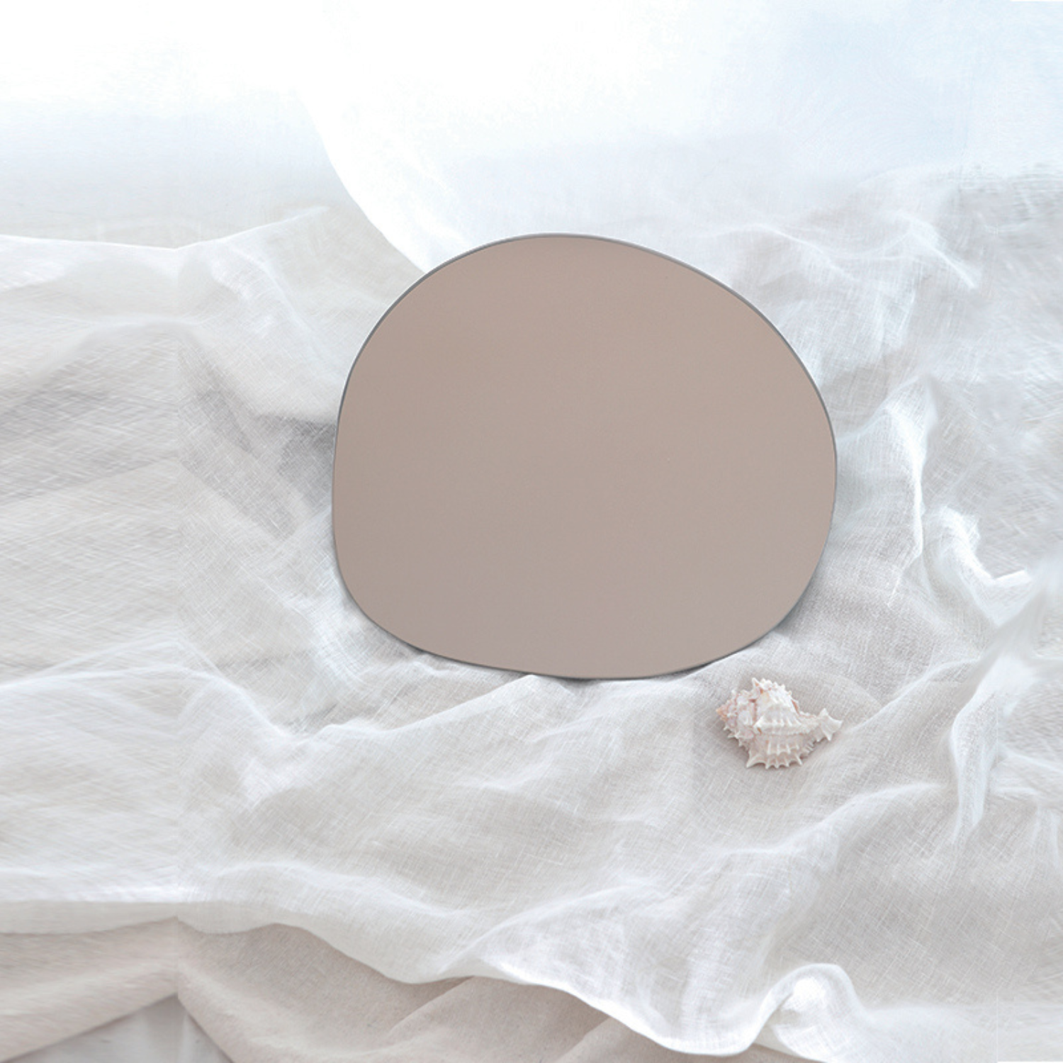 Espejo Fazlamare M⌇01 Bronce Colección Pleamar - Medular Diseño Espejos