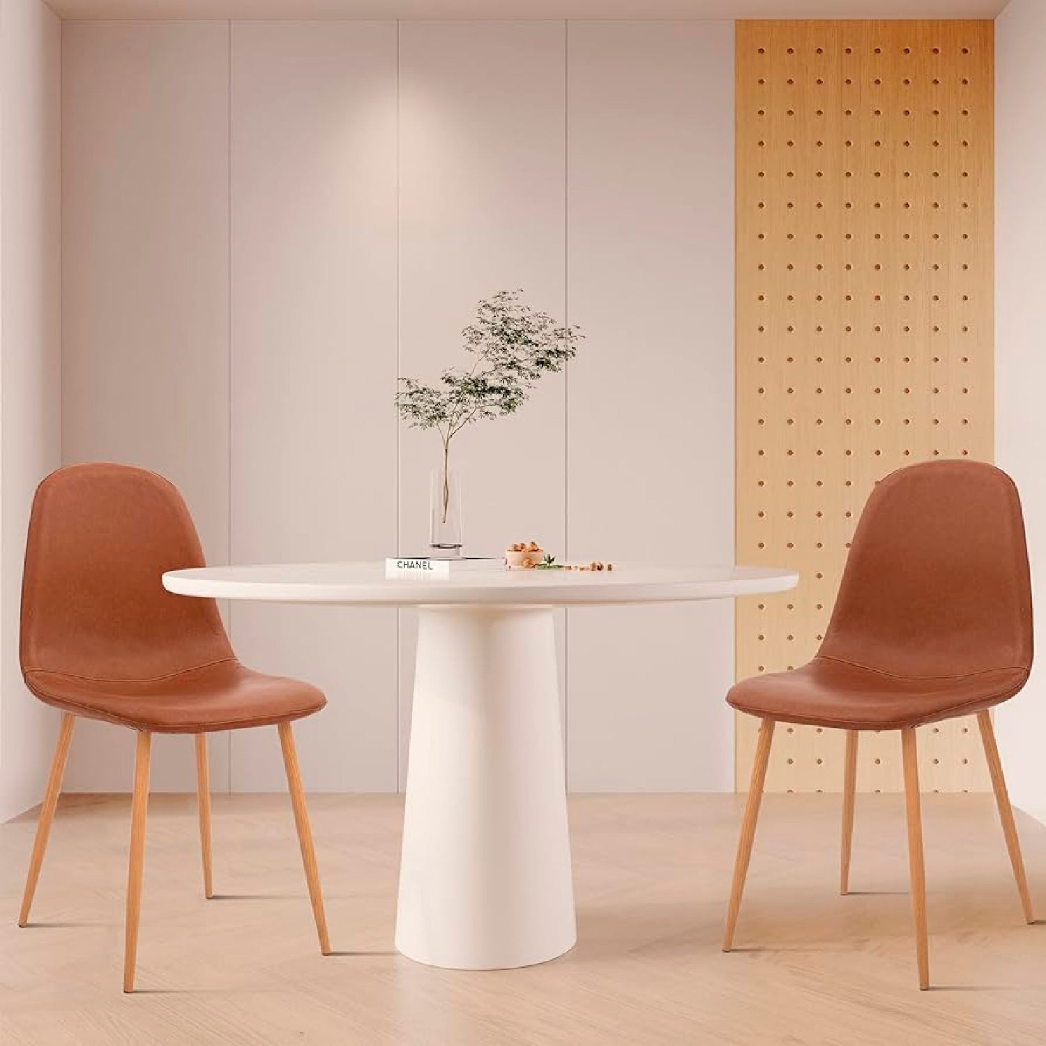 Silla Luxor Ecocuero Café