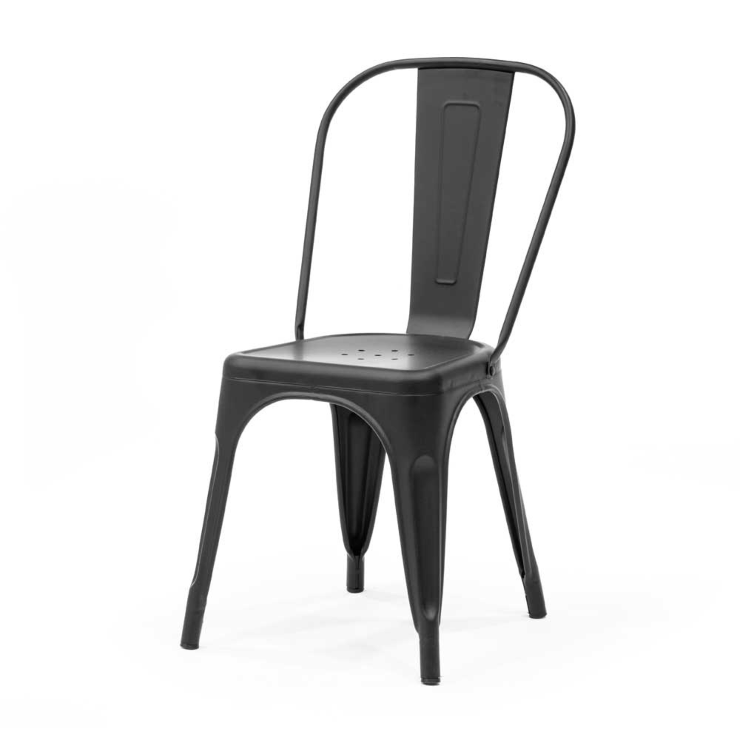Silla Tolix Negro - Medular Diseño Sillas de interior
