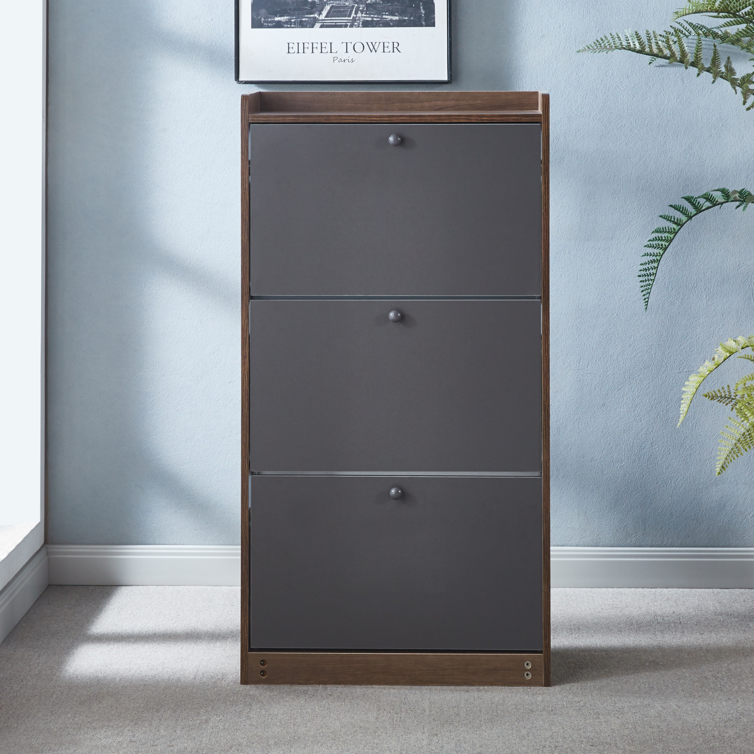 Zapatero Nero 3 Niveles - Medular Diseño Cómodas