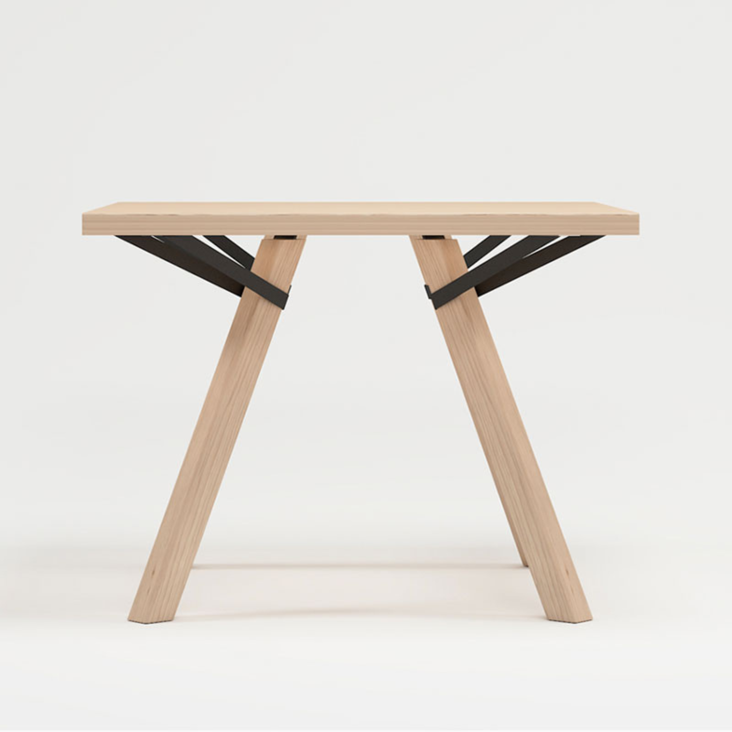 Mesa de Comedor Trigo Fijaciones Negras 4P - Medular Diseño Mesas de Comedor