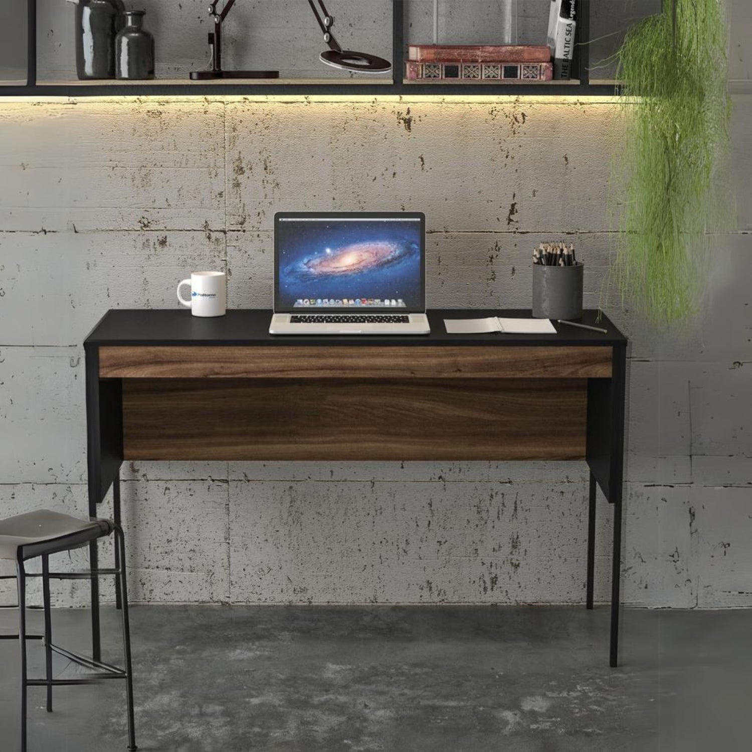 Escritorio Black Wood - Medular Diseño Escritorios de hogar