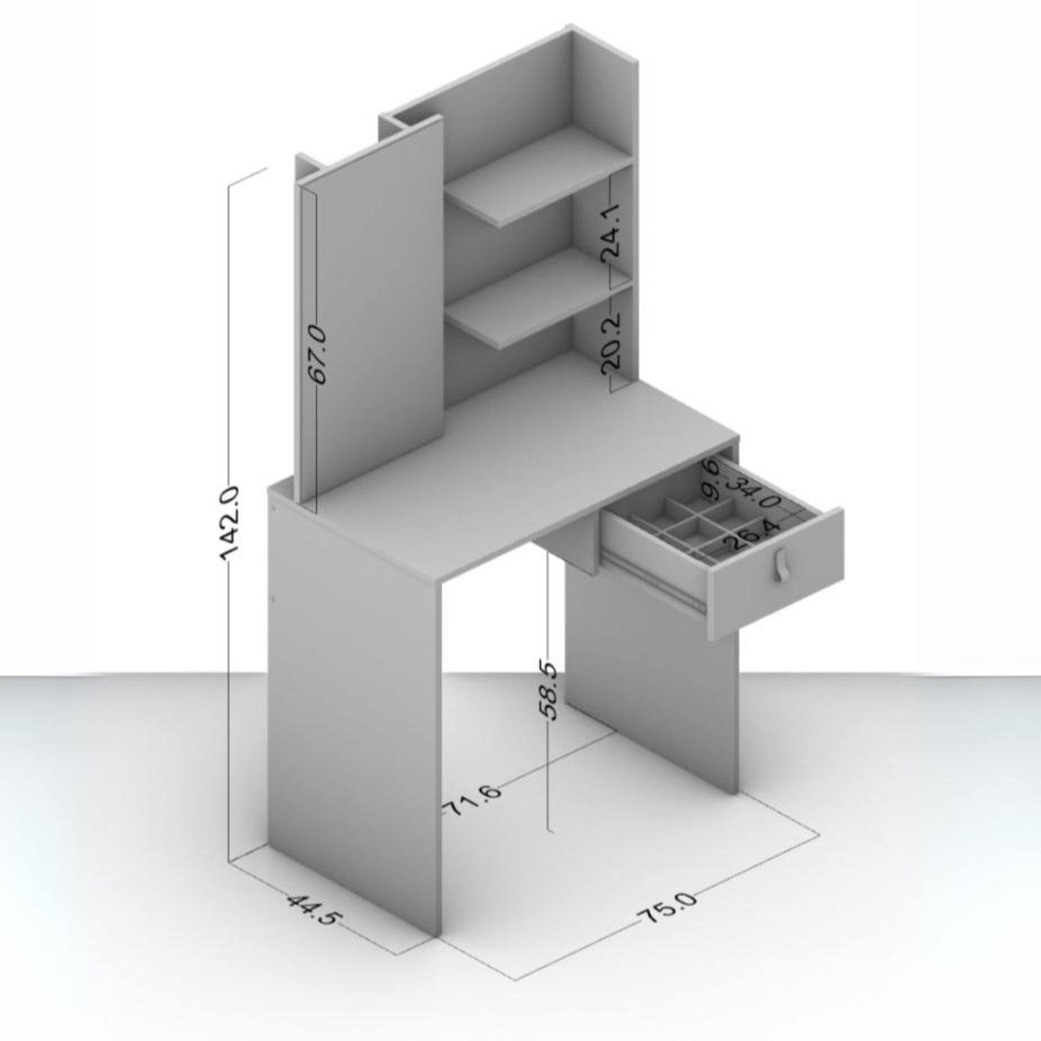 Tocador Mallorca - Medular Diseño Cómodas