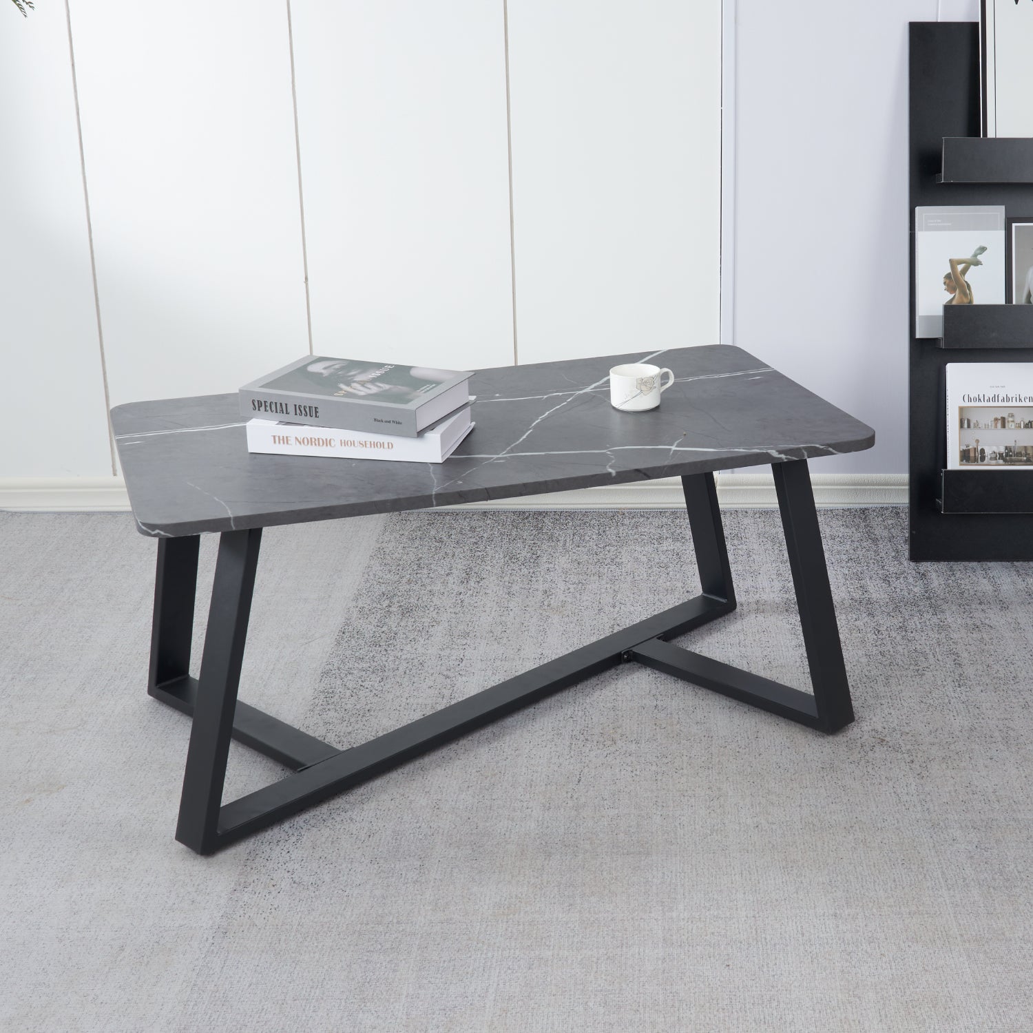 Mesa de Centro Marmol Gris