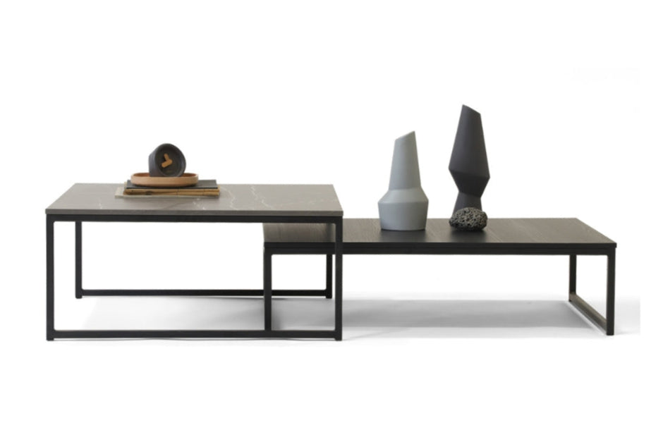 Mesa de Centro Duo Black Pietra - Medular Diseño Mesas de Centro