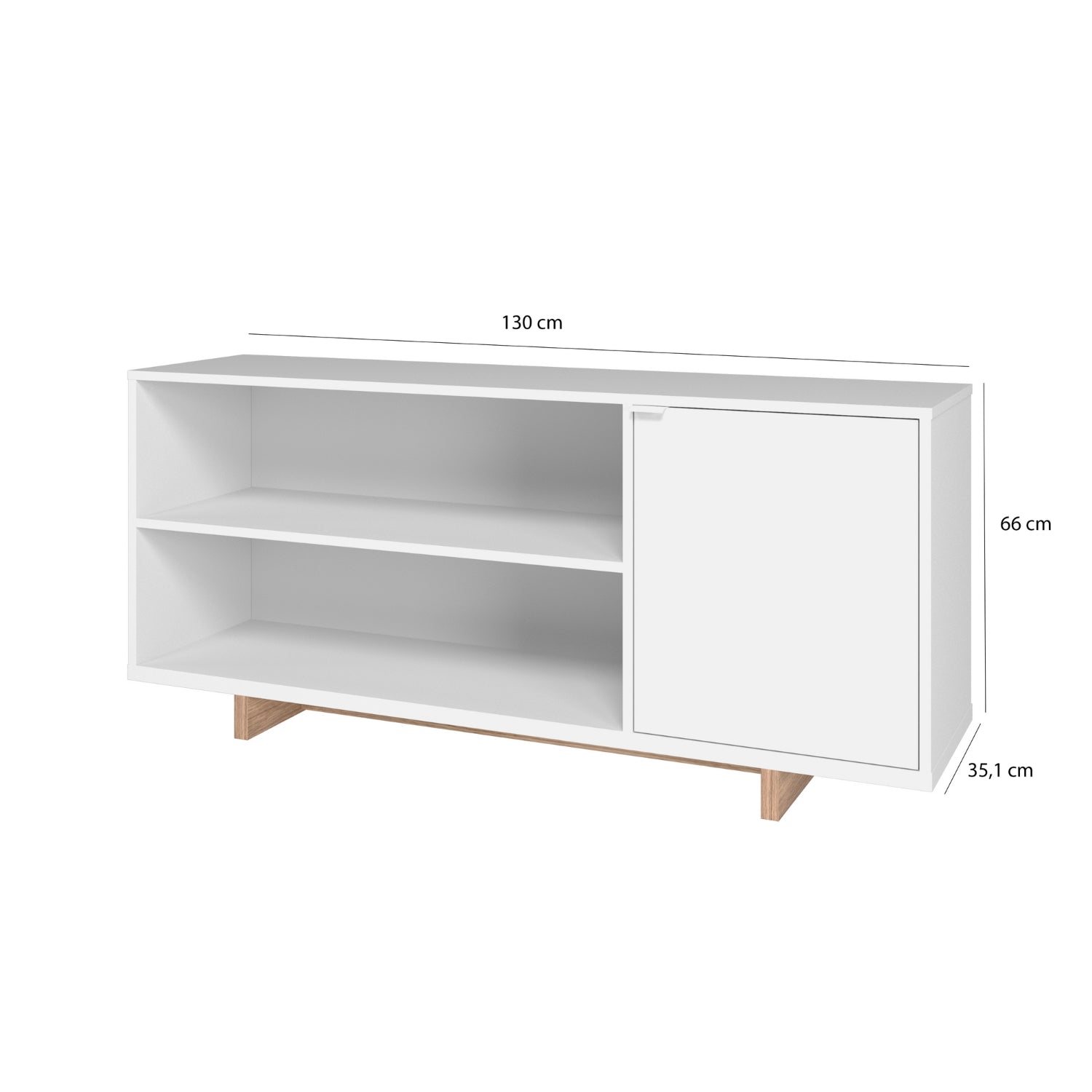 Rack Smart White - Medular Diseño Rack