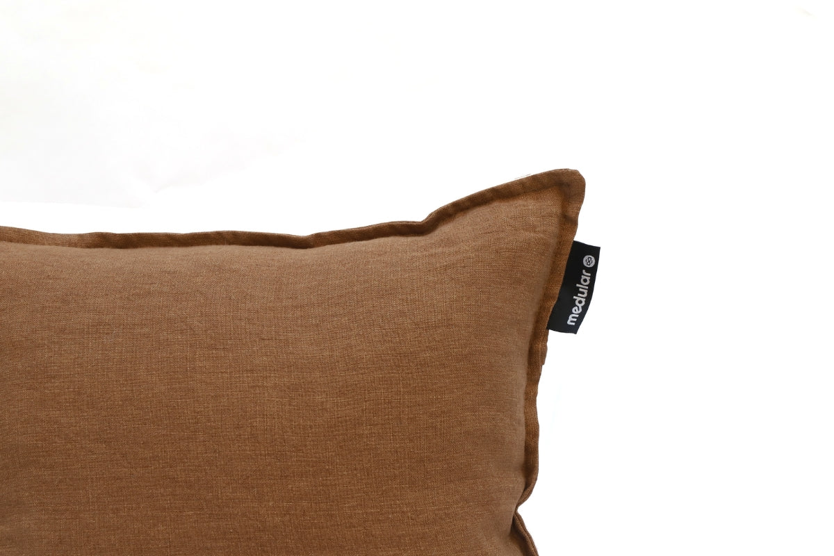 Cojín Lino terracota - Medular Diseño Cojines EE