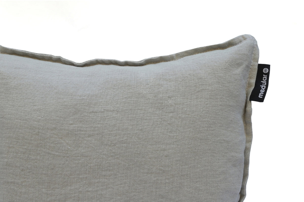 Cojín Lino gris - Medular Diseño Cojines EE