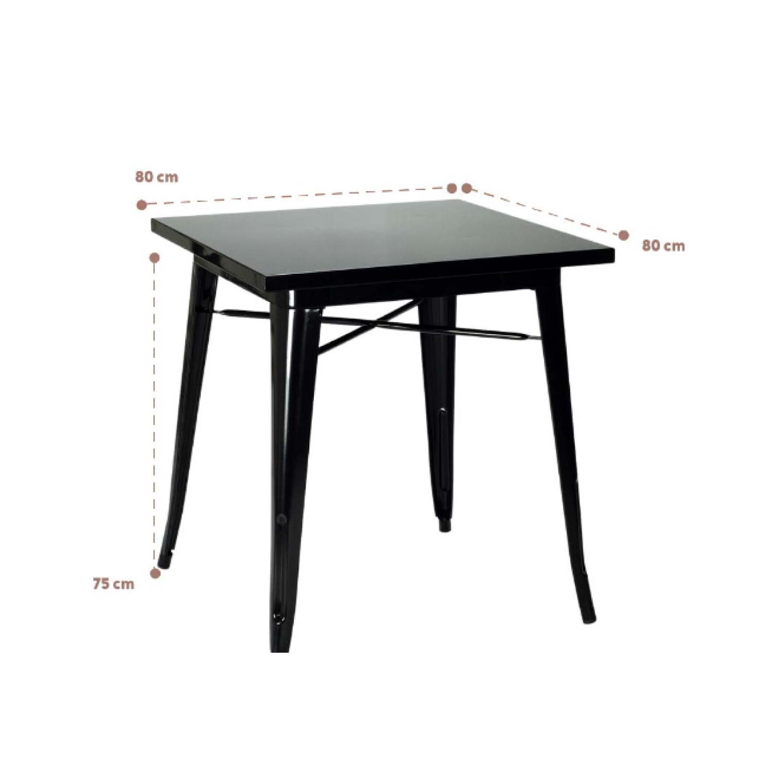 Mesa Tolix Negra