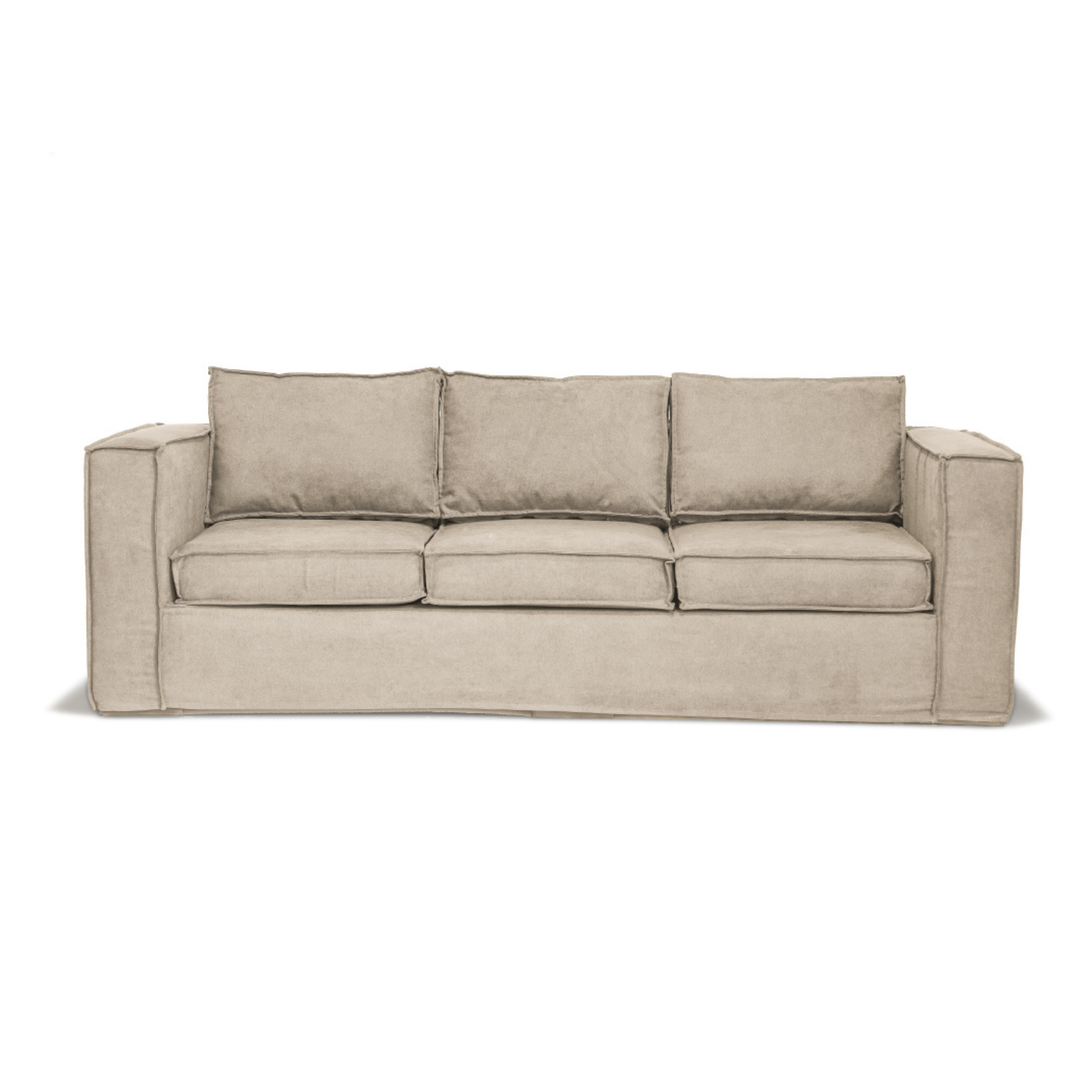 Sofá Trayken Funda Velvet Beige - Medular Diseño Sofás