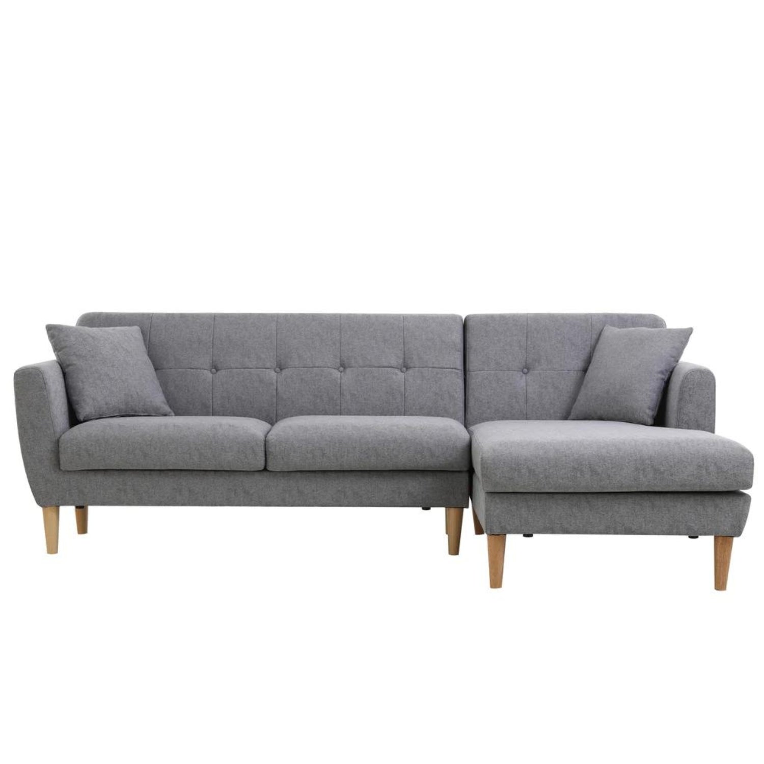 Sofá Seccional Bond derecho gris - Medular Diseño Sofás