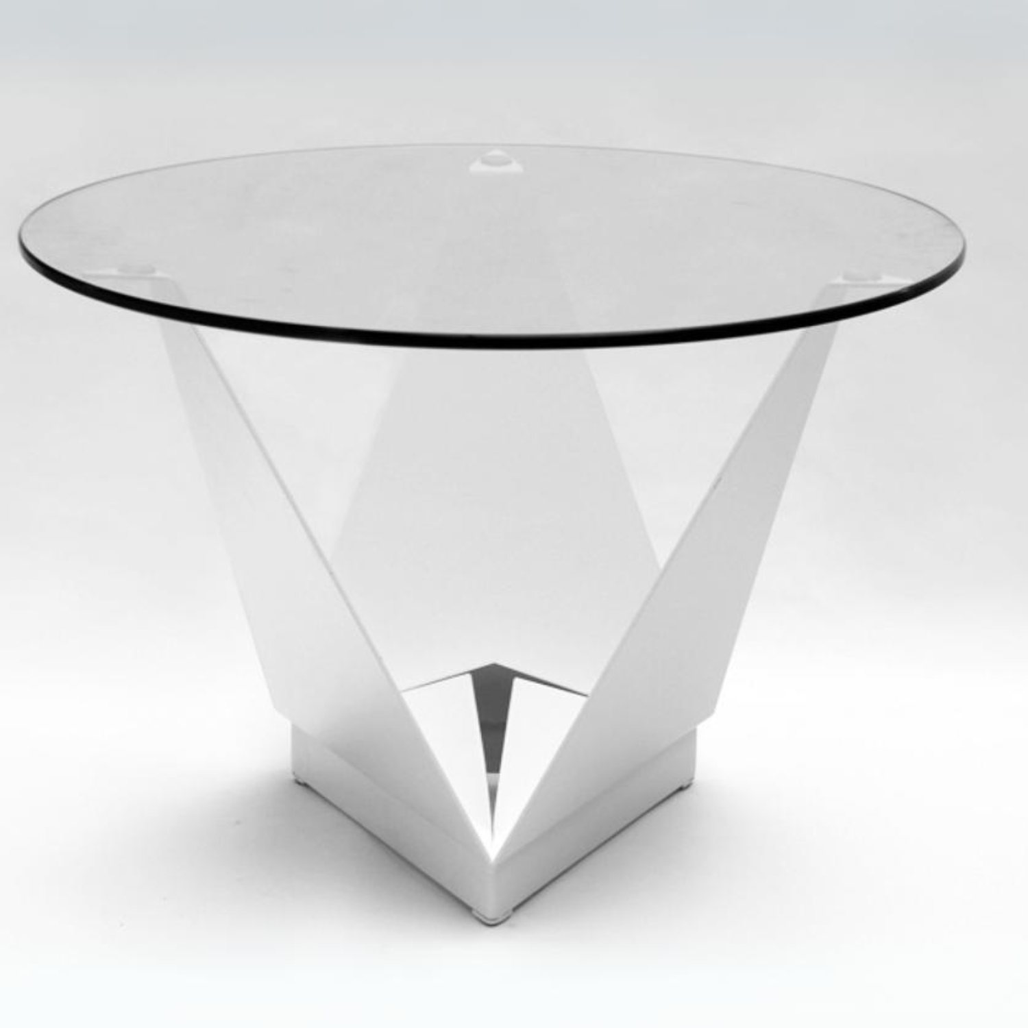 Mesa Tuca Circular Grande Blanca - Medular Diseño Mesas de Centro