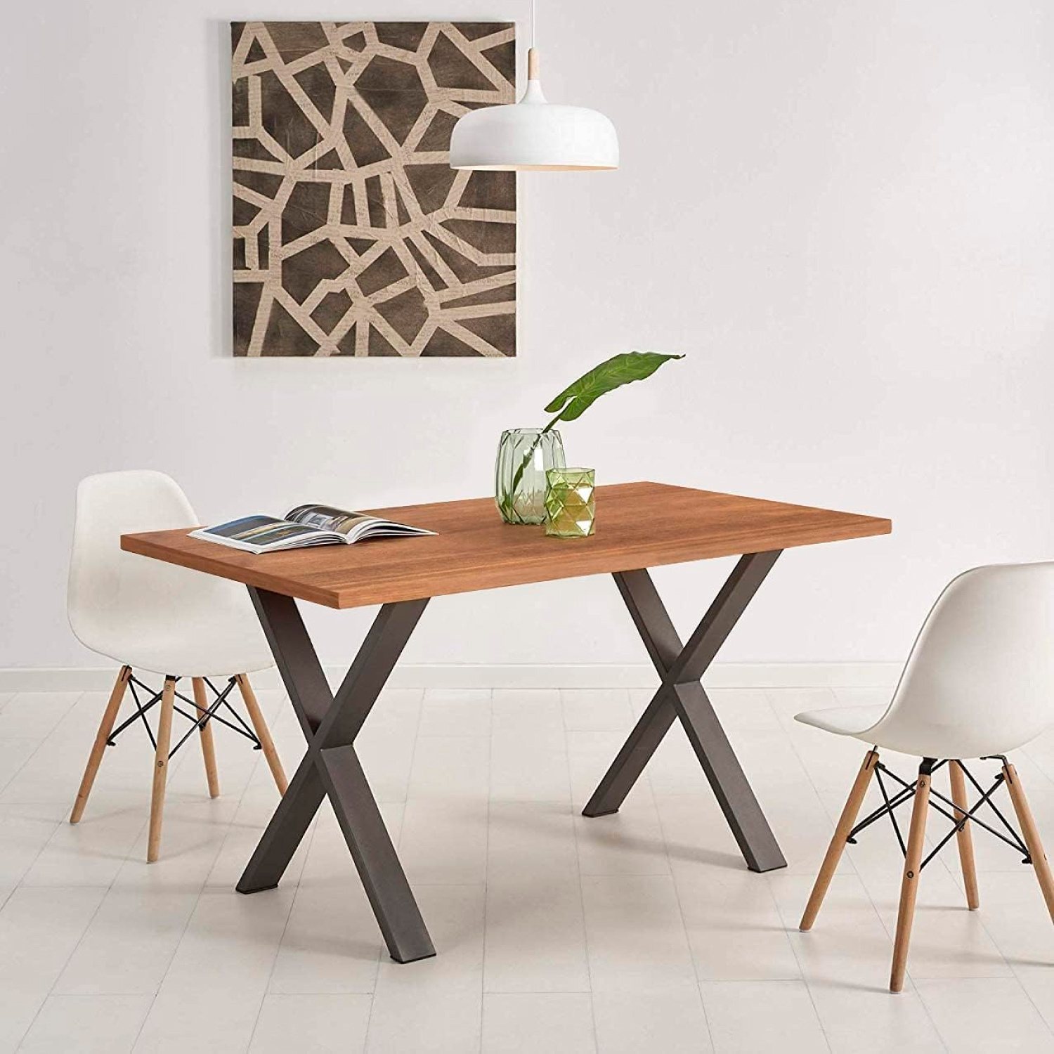Mesa de Comedor Mini Cross Wood - Medular Diseño Mesas de Comedor