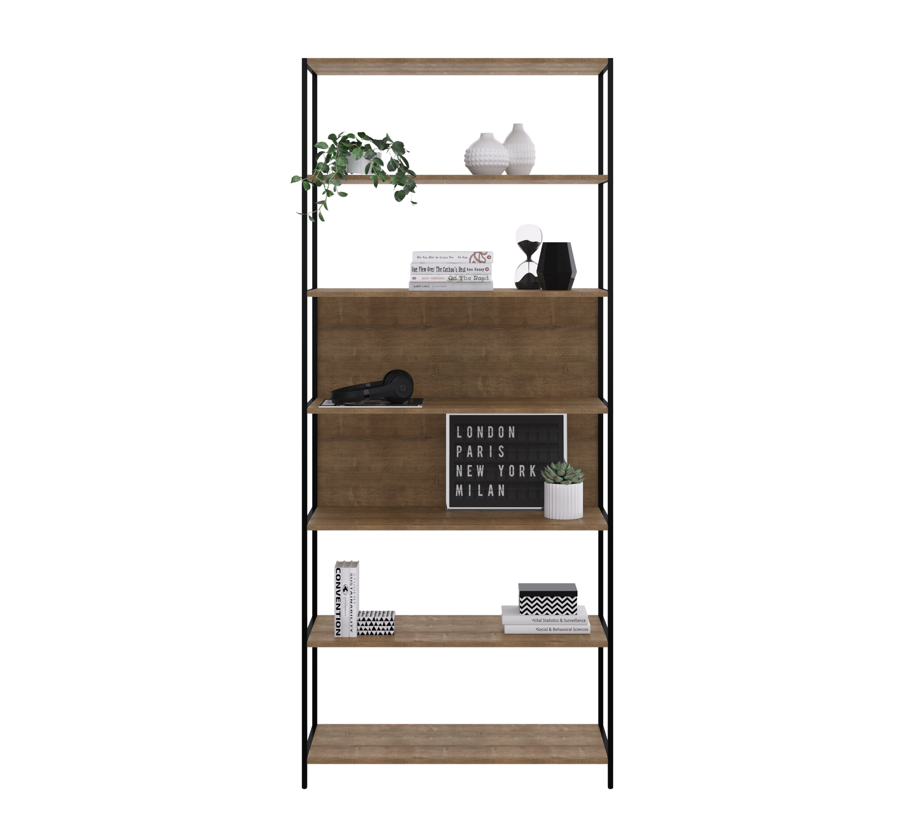 Estante Steel Quadra L - Medular Diseño Libreros