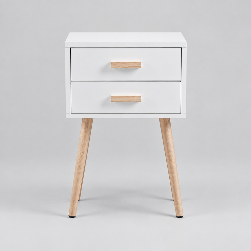 Velador Duo Blanco - Medular Diseño Veladores