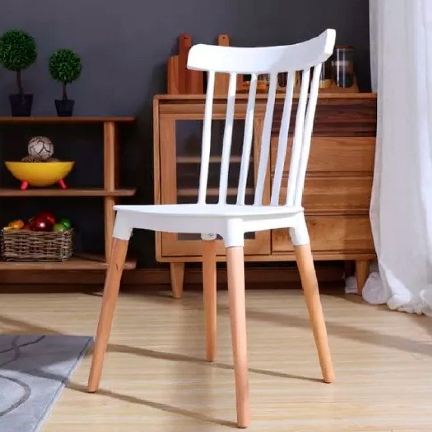 Pack 4 Sillas Queen blanca - Medular Diseño Sillas de interior