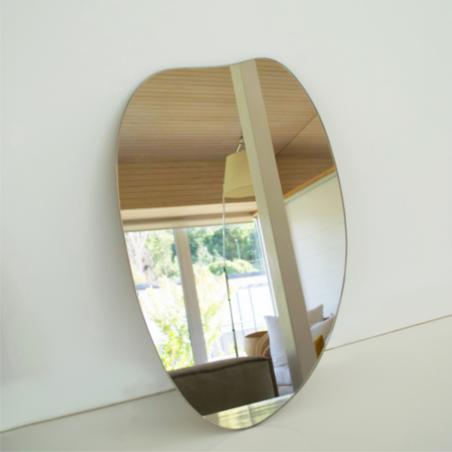 Espejo Fazlamare M⌇03 Bronce Colección Pleamar - Medular Diseño Espejos